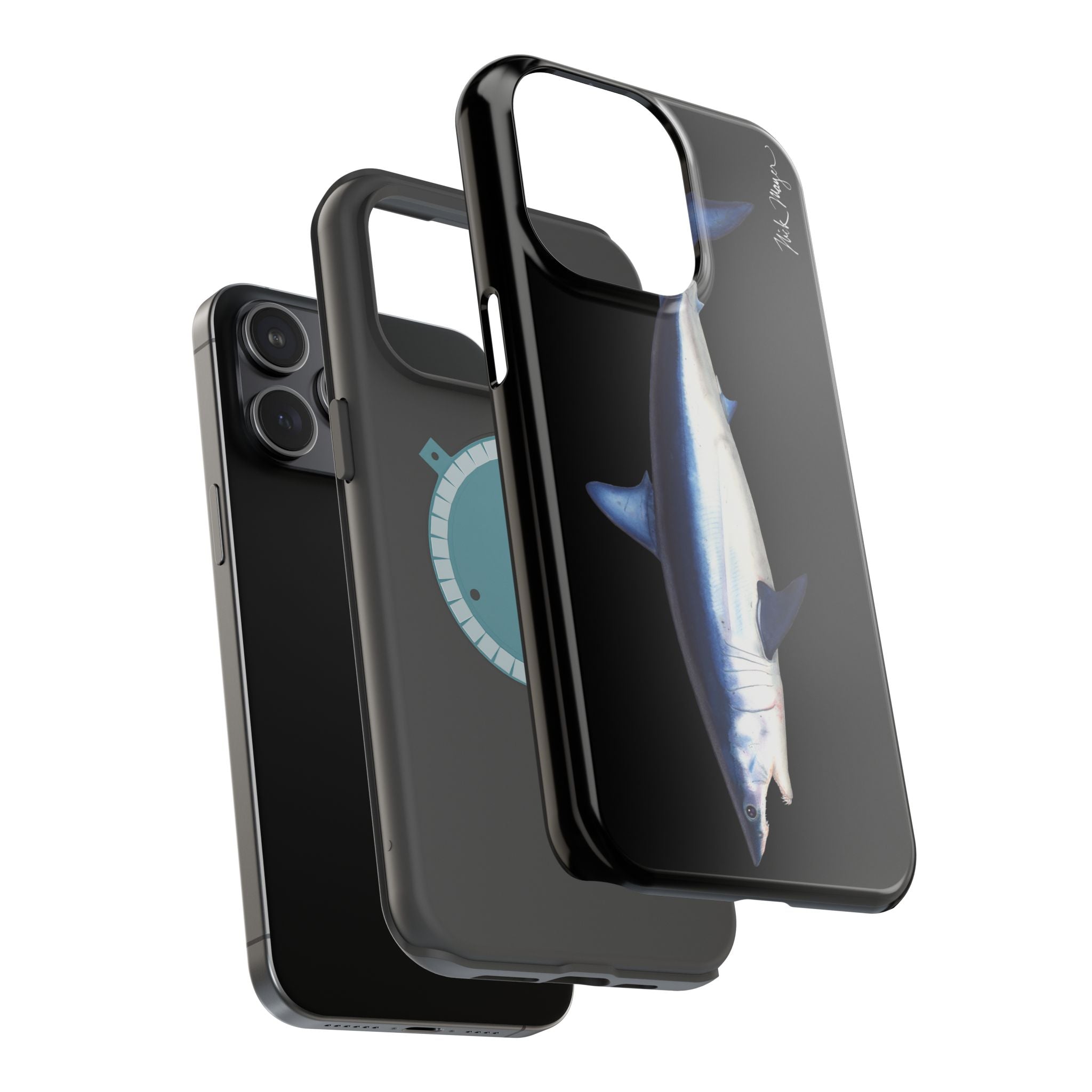Mako Shark MagSafe Black iPhone Case