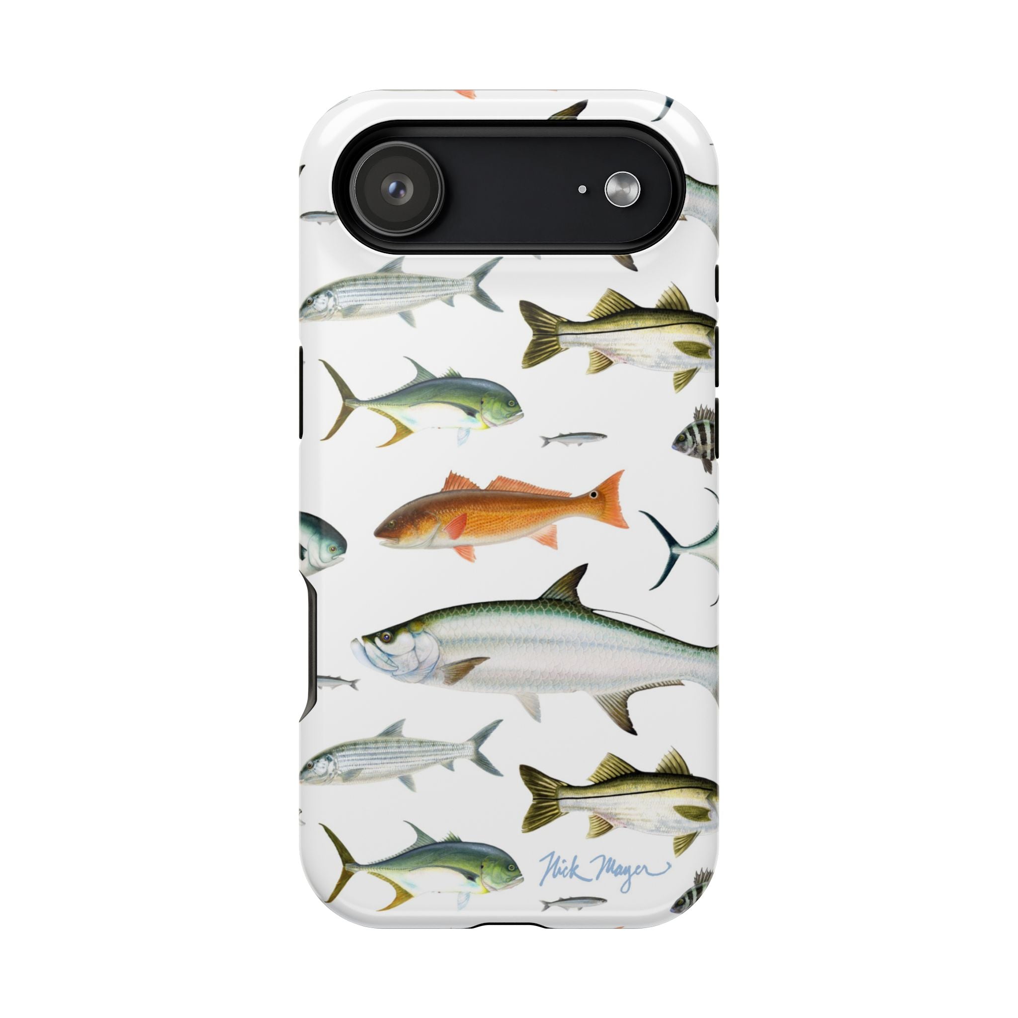 Southern Fish White MagSafe iPhone Case