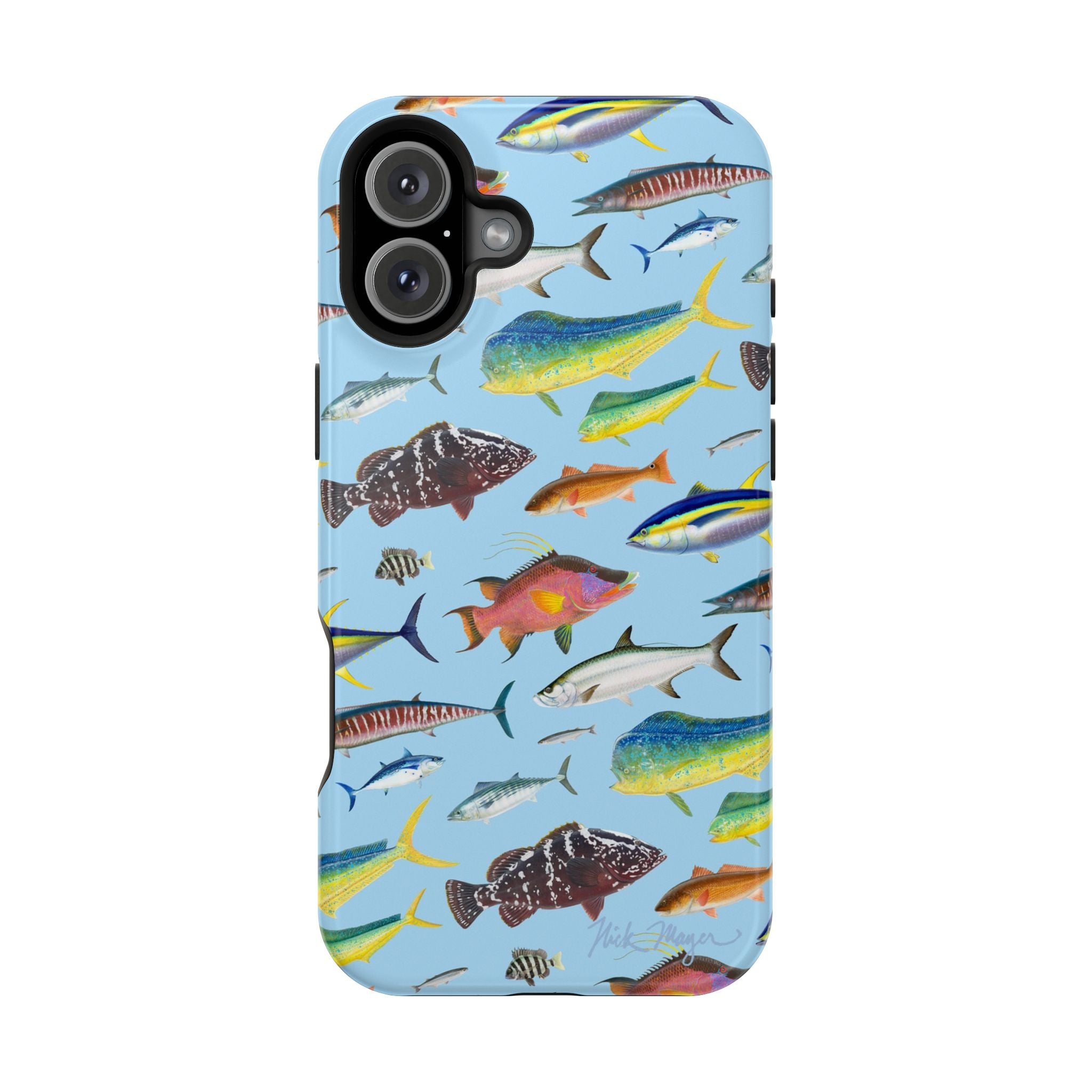 Southern Offshore Fish Blue MagSafe iPhone Case