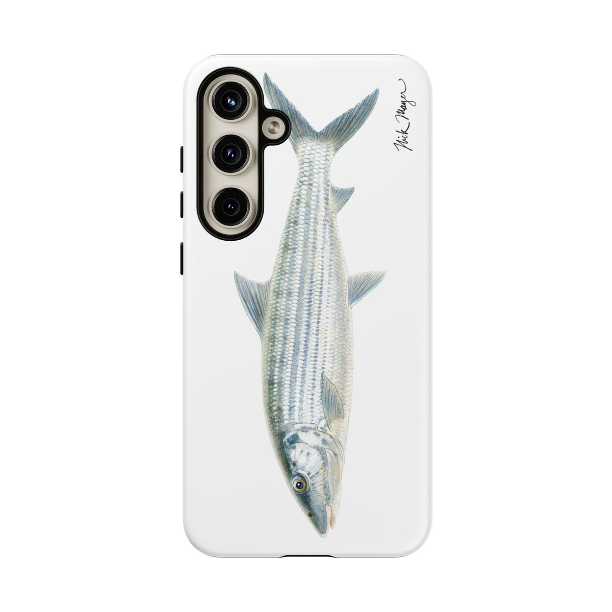 Bonefish White Phone Case (Samsung) Printify