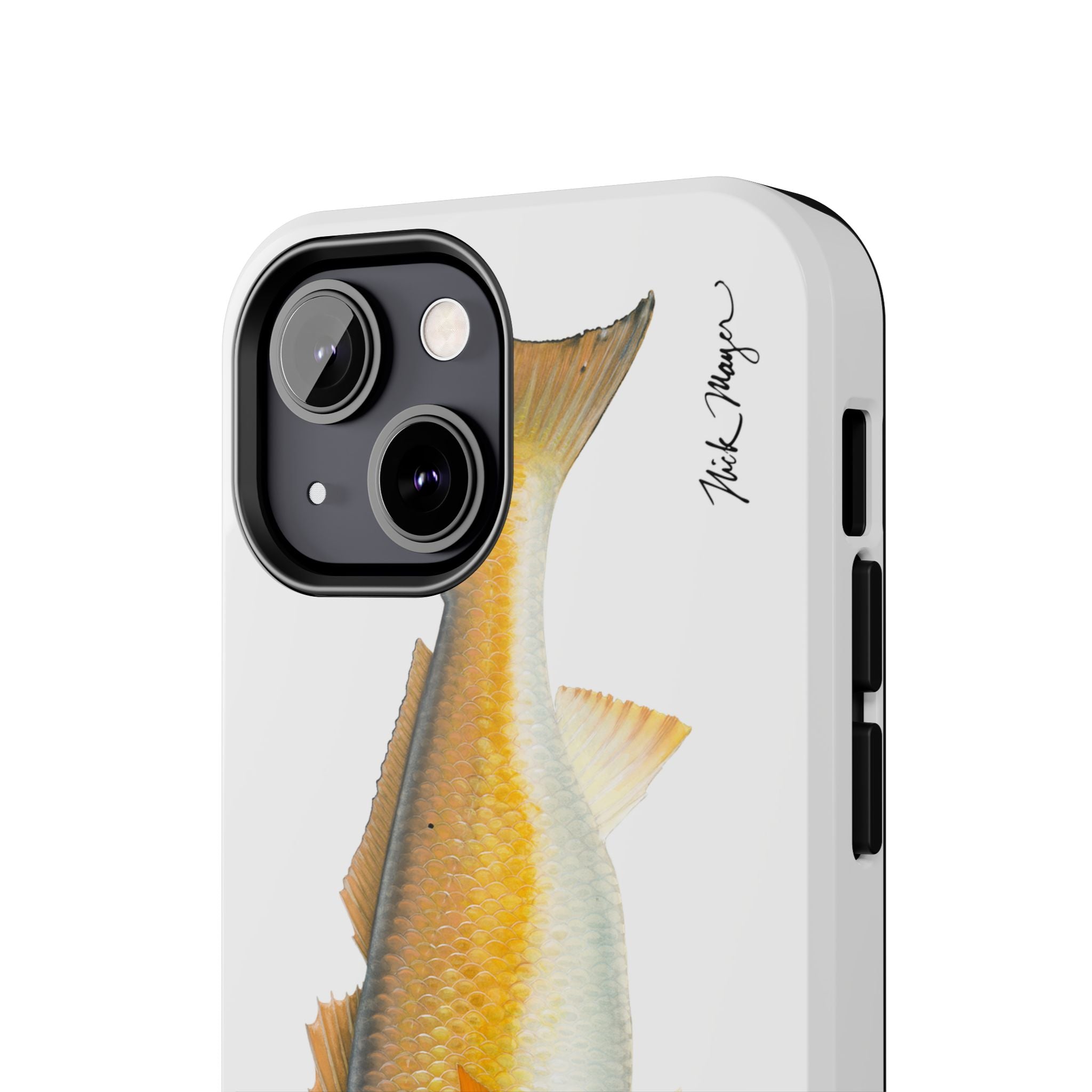 Bull Redfish White Phone Case (iPhone)