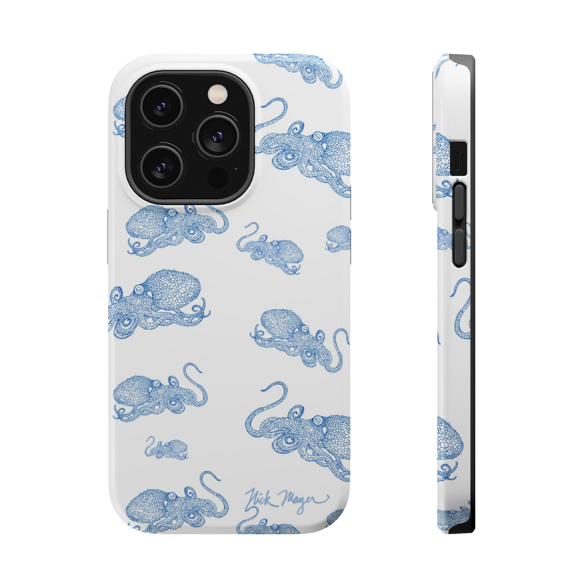 Blue Octopus 2 MagSafe iPhone Case