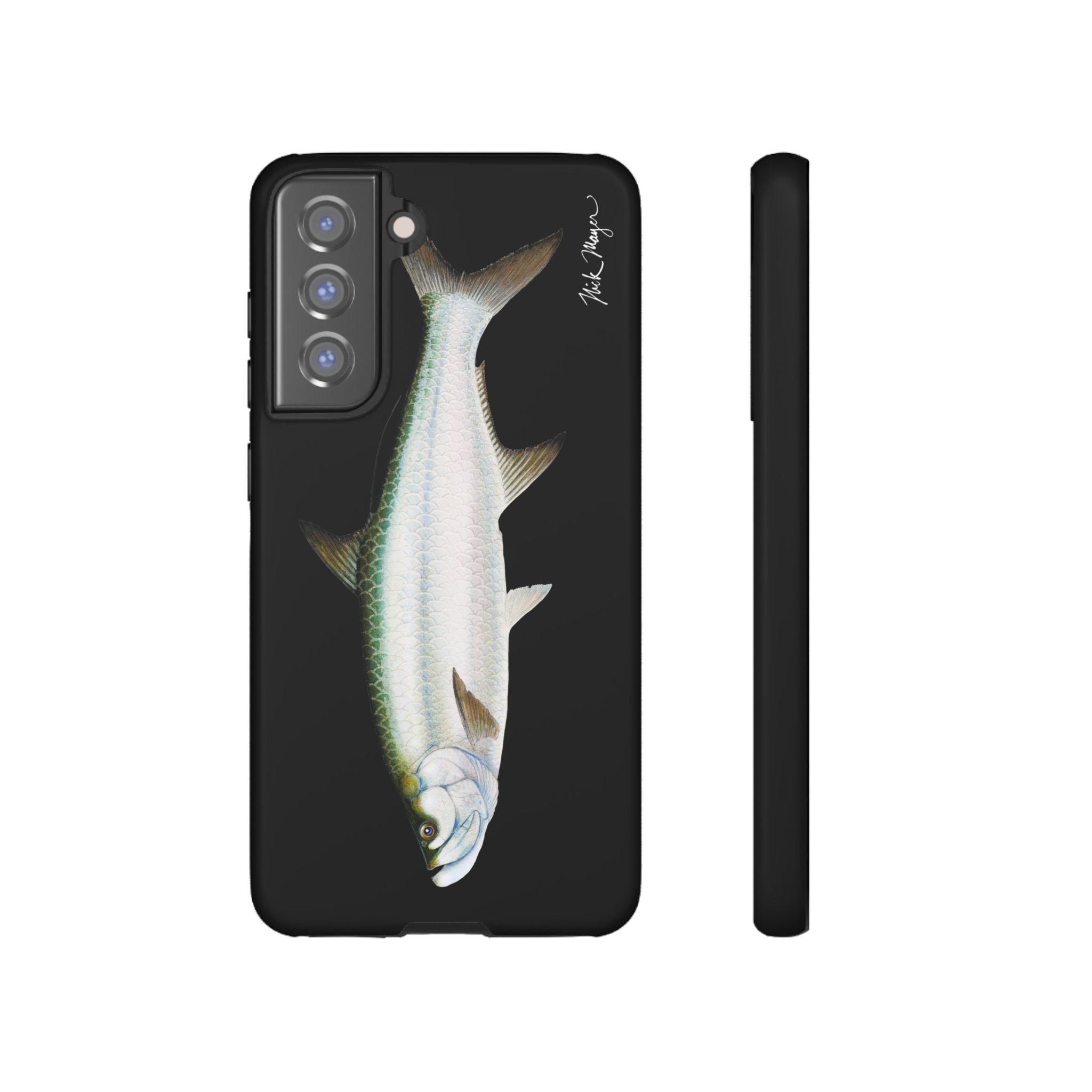 Tarpon Black Phone Case (Samsung) Printify