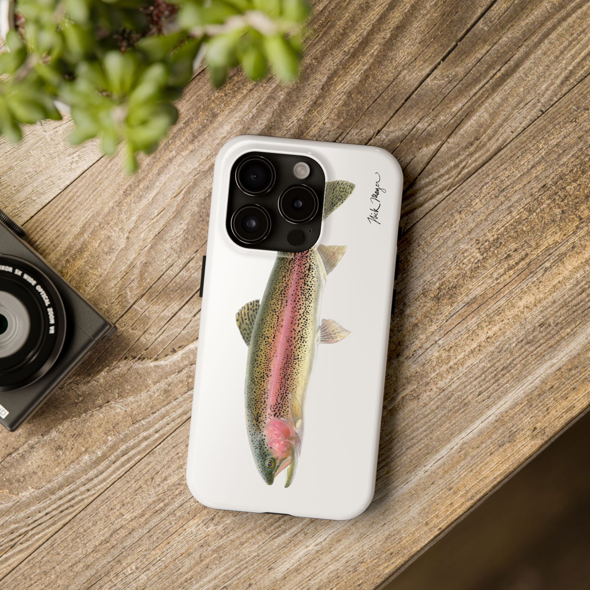 Rainbow Trout White Phone Case (iPhone)