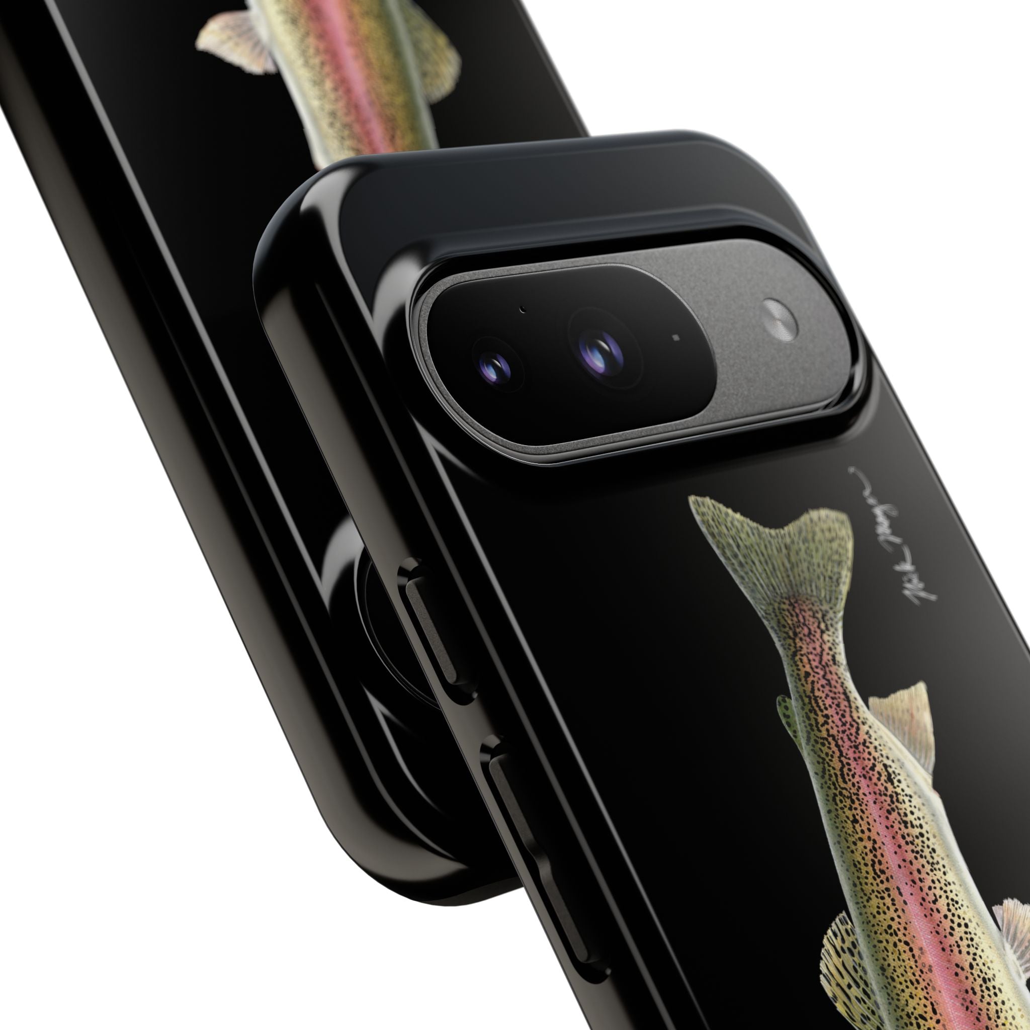 Rainbow Trout Black Phone Case (Samsung) Printify