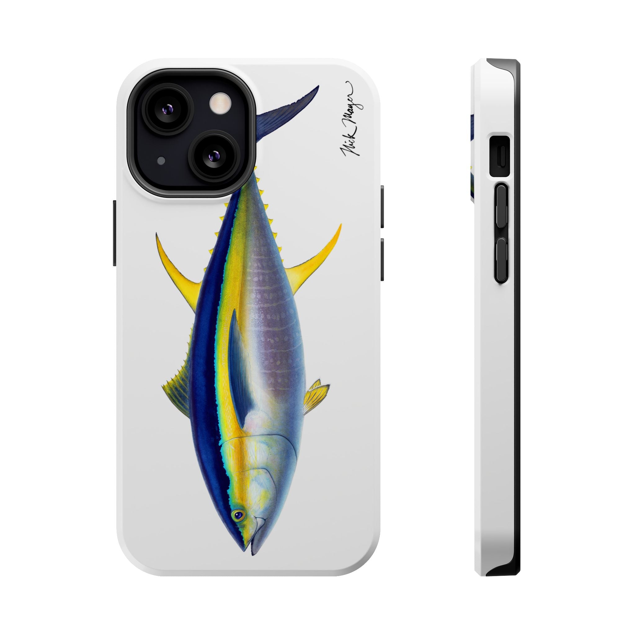 Yellowfin Tuna MagSafe White iPhone Case