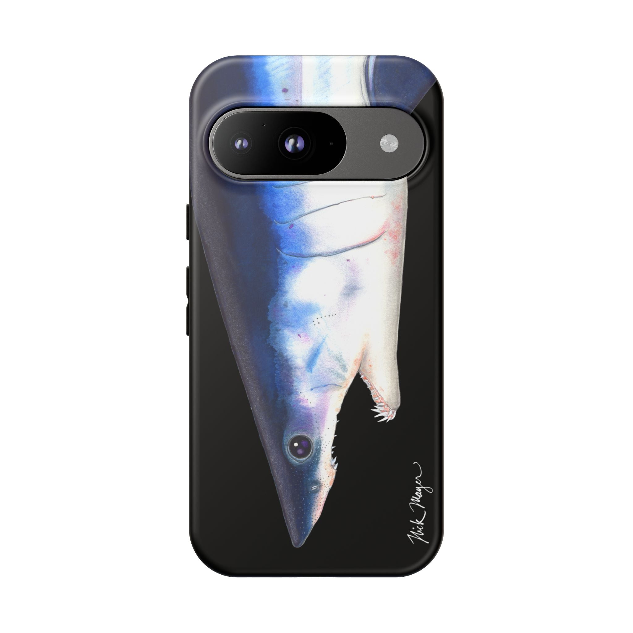 Mako Shark Face Black Phone Case (Samsung) Printify