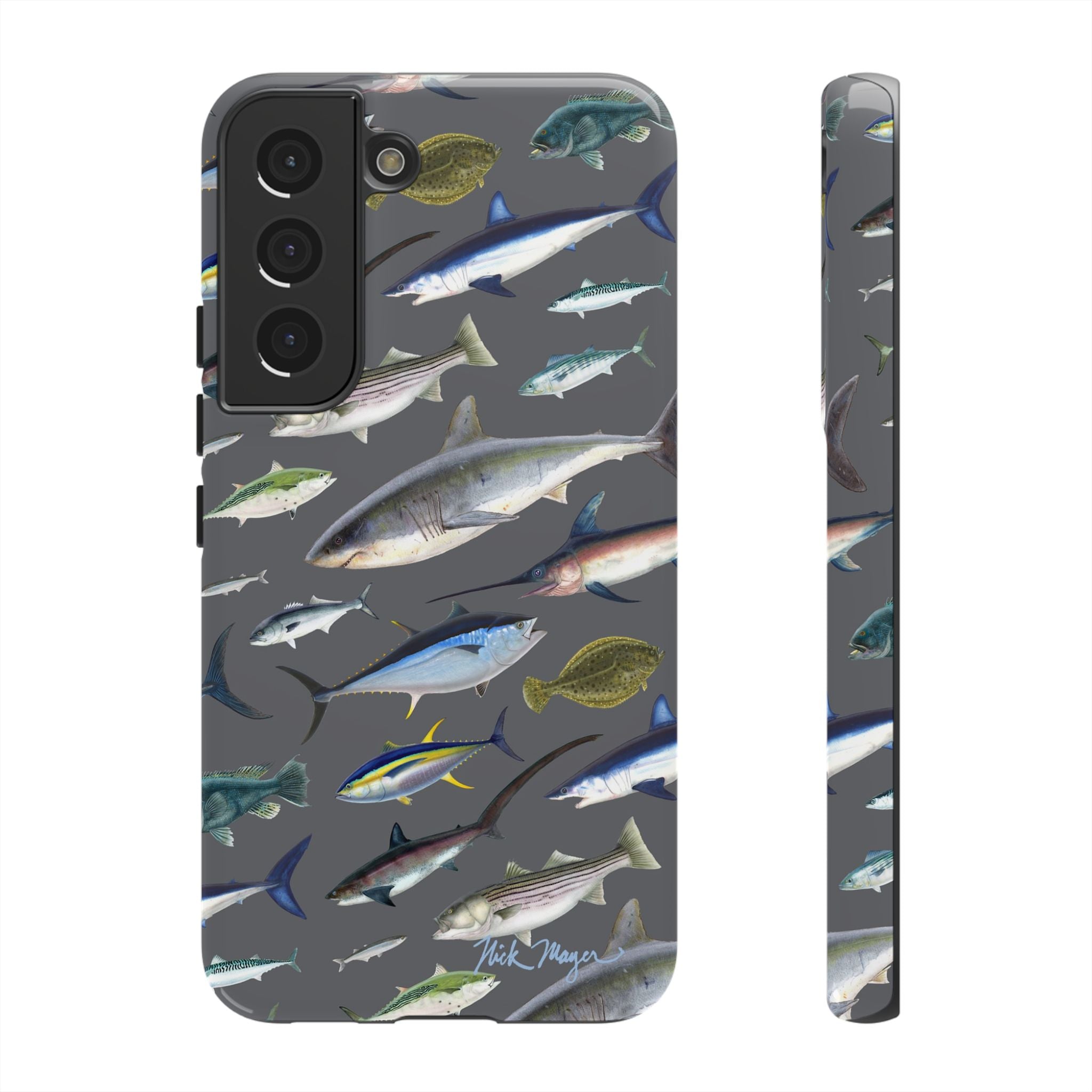 New England Offshore Fish Grey Phone Case, NEW!  (Samsung)