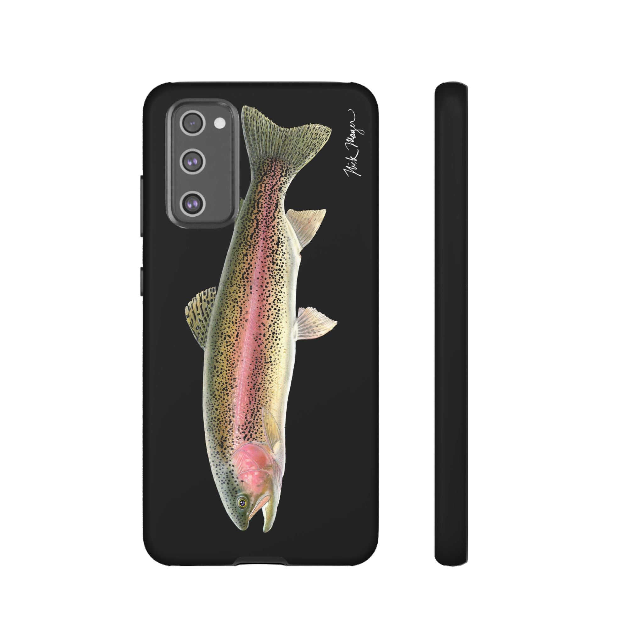 Rainbow Trout Black Phone Case (Samsung) Printify