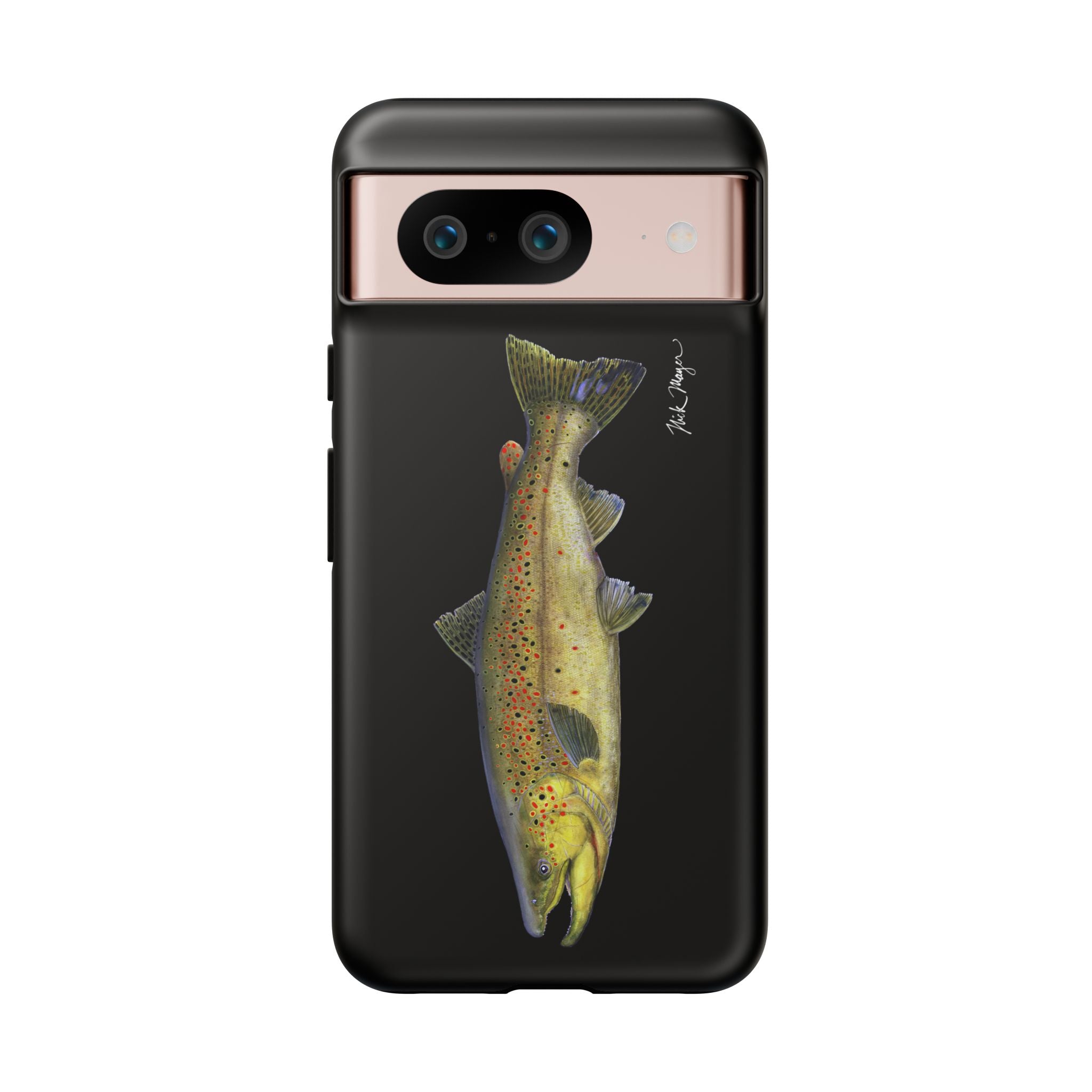 Brown Trout Black Phone Case (Samsung)