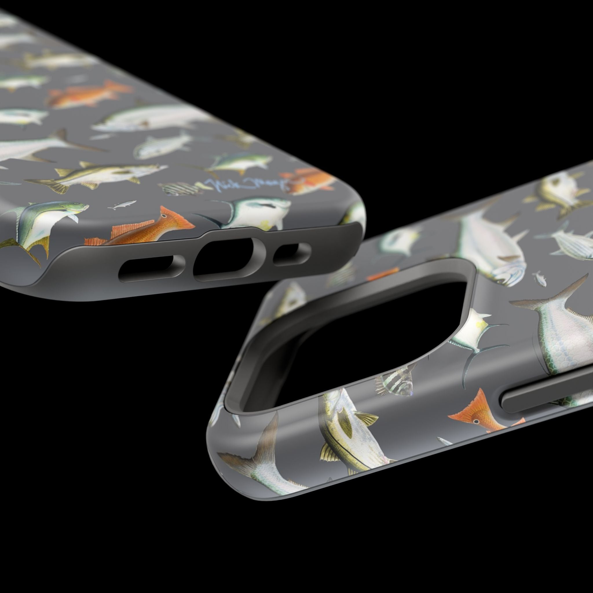 Southern Fish Grey MagSafe iPhone Case