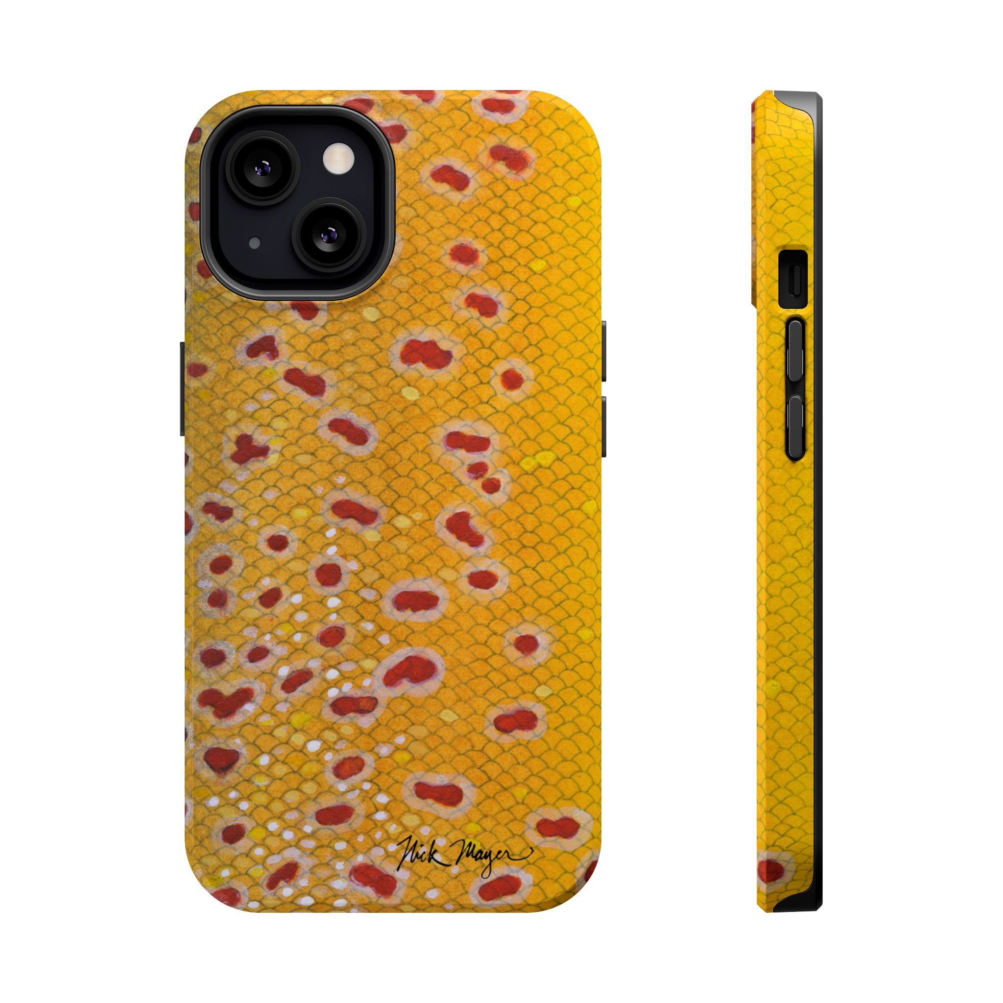 Brown Trout 3 Skin MagSafe iPhone Case