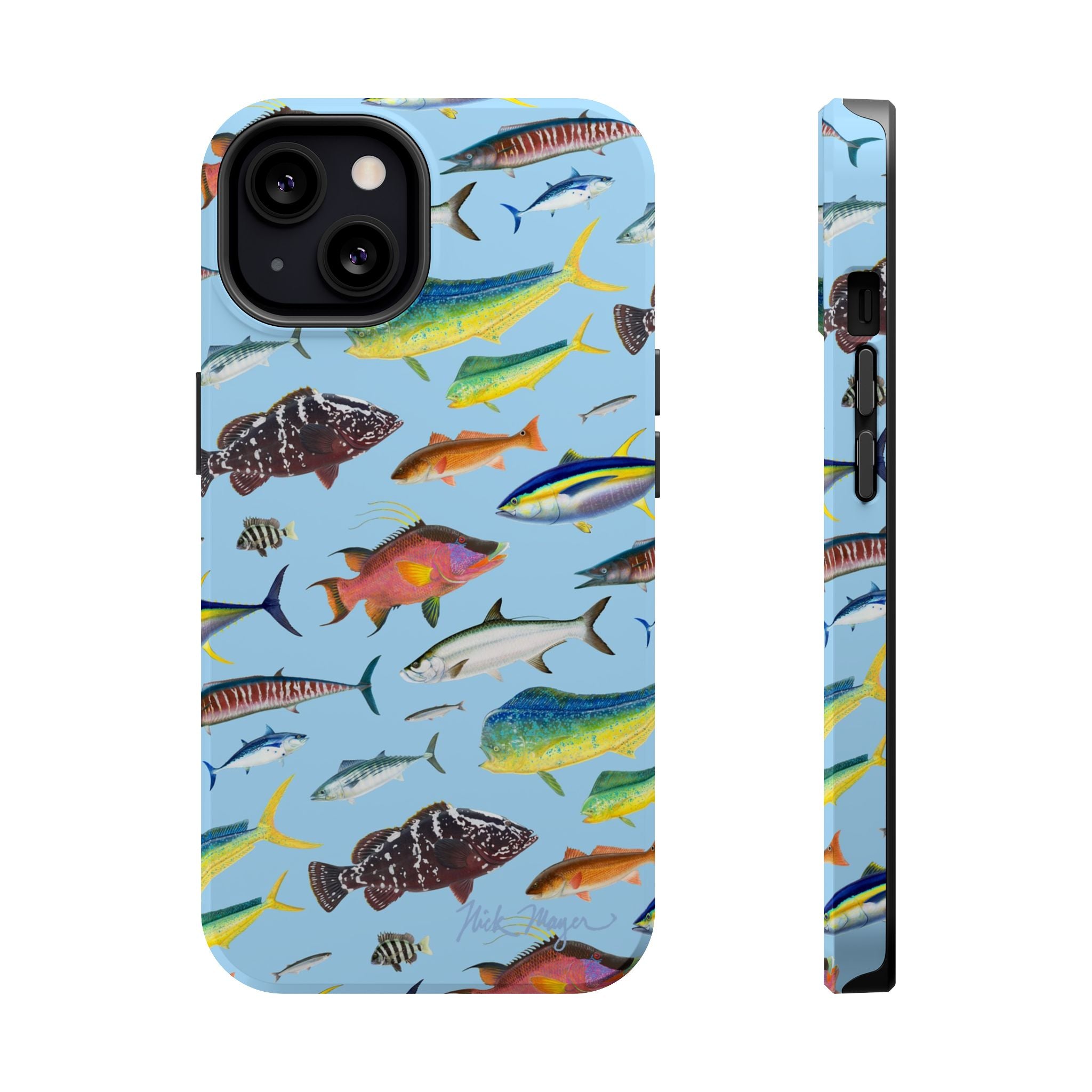 Southern Offshore Fish Blue MagSafe iPhone Case