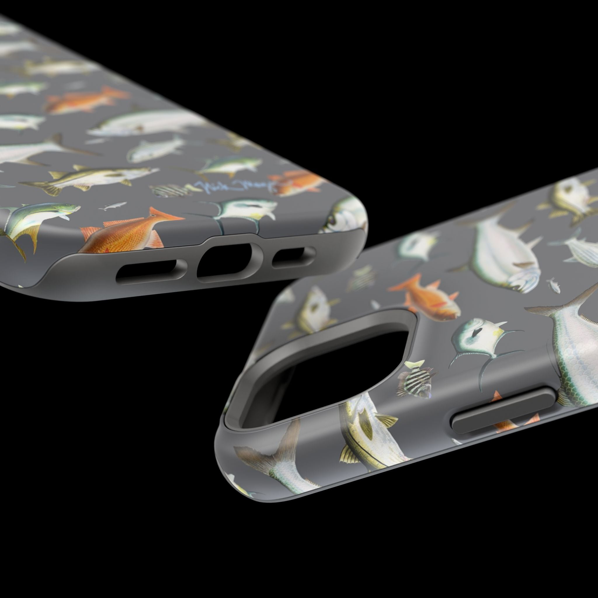 Southern Fish Grey MagSafe iPhone Case
