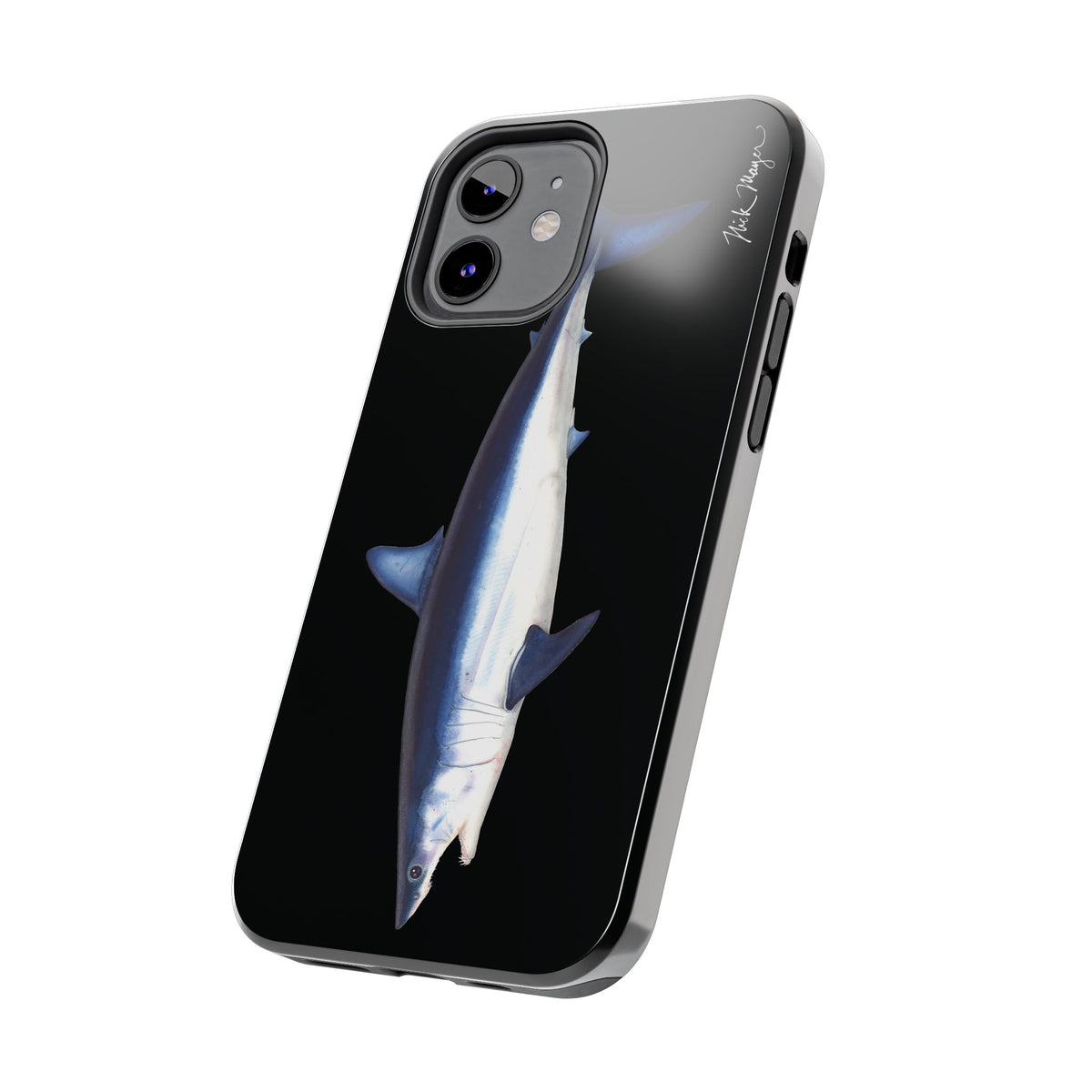 Mako Shark Black iPhone Case Printify