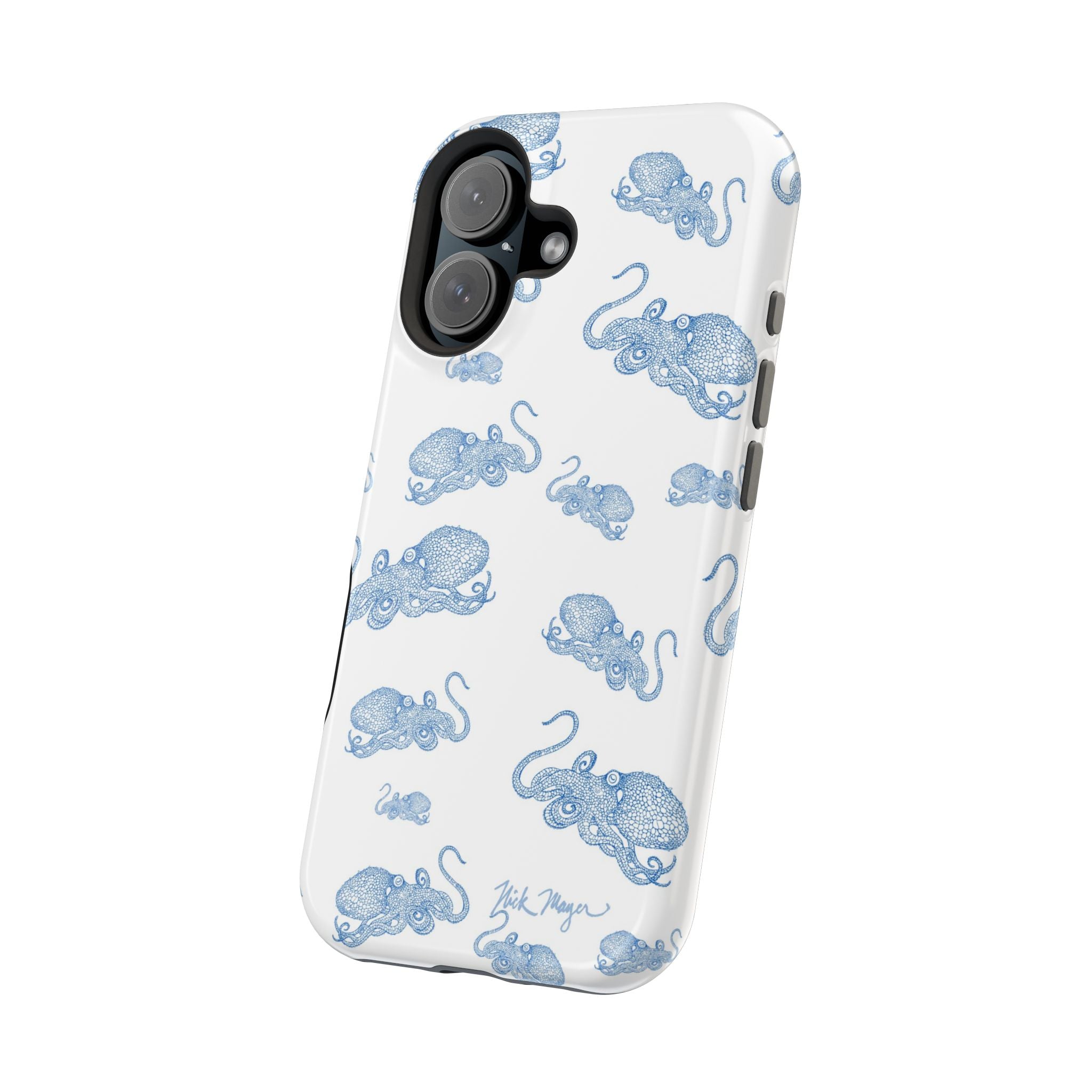 NEW Blue Octopus 2 MagSafe iPhone Case