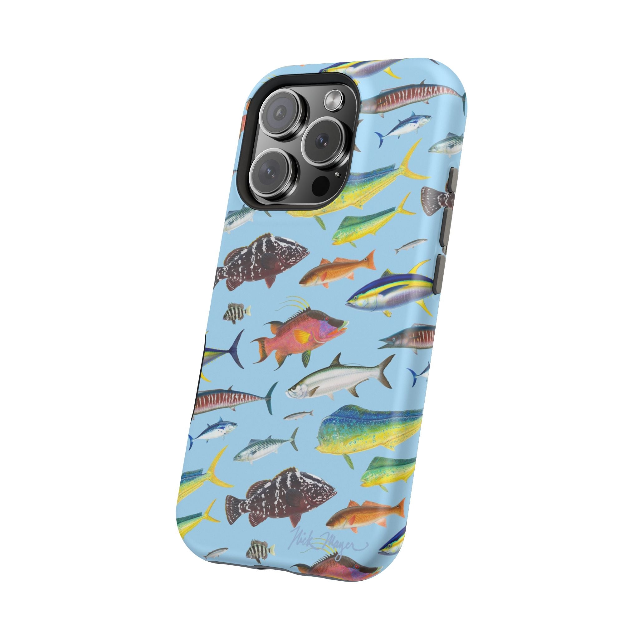 Southern Offshore Fish Blue MagSafe iPhone Case