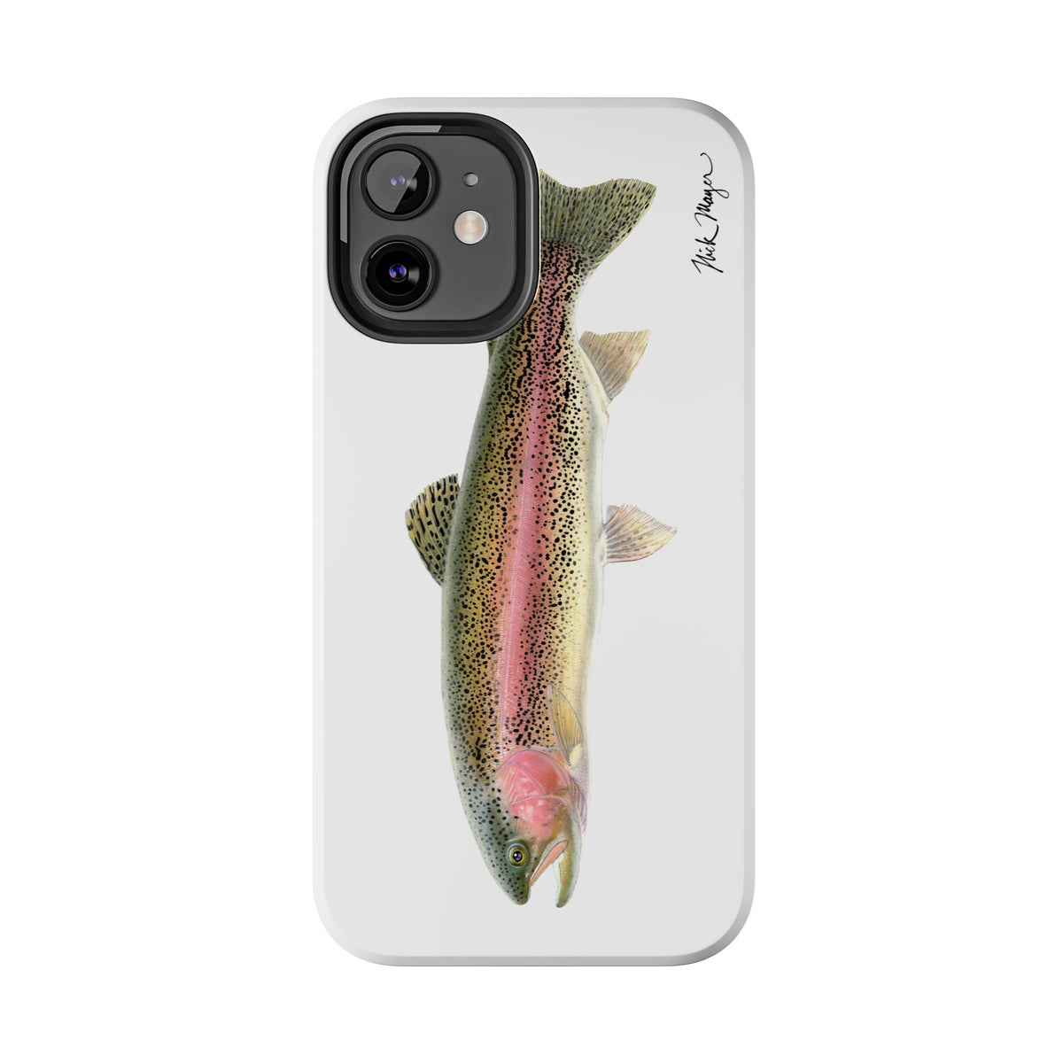 Rainbow Trout White Phone Case (iPhone) Printify