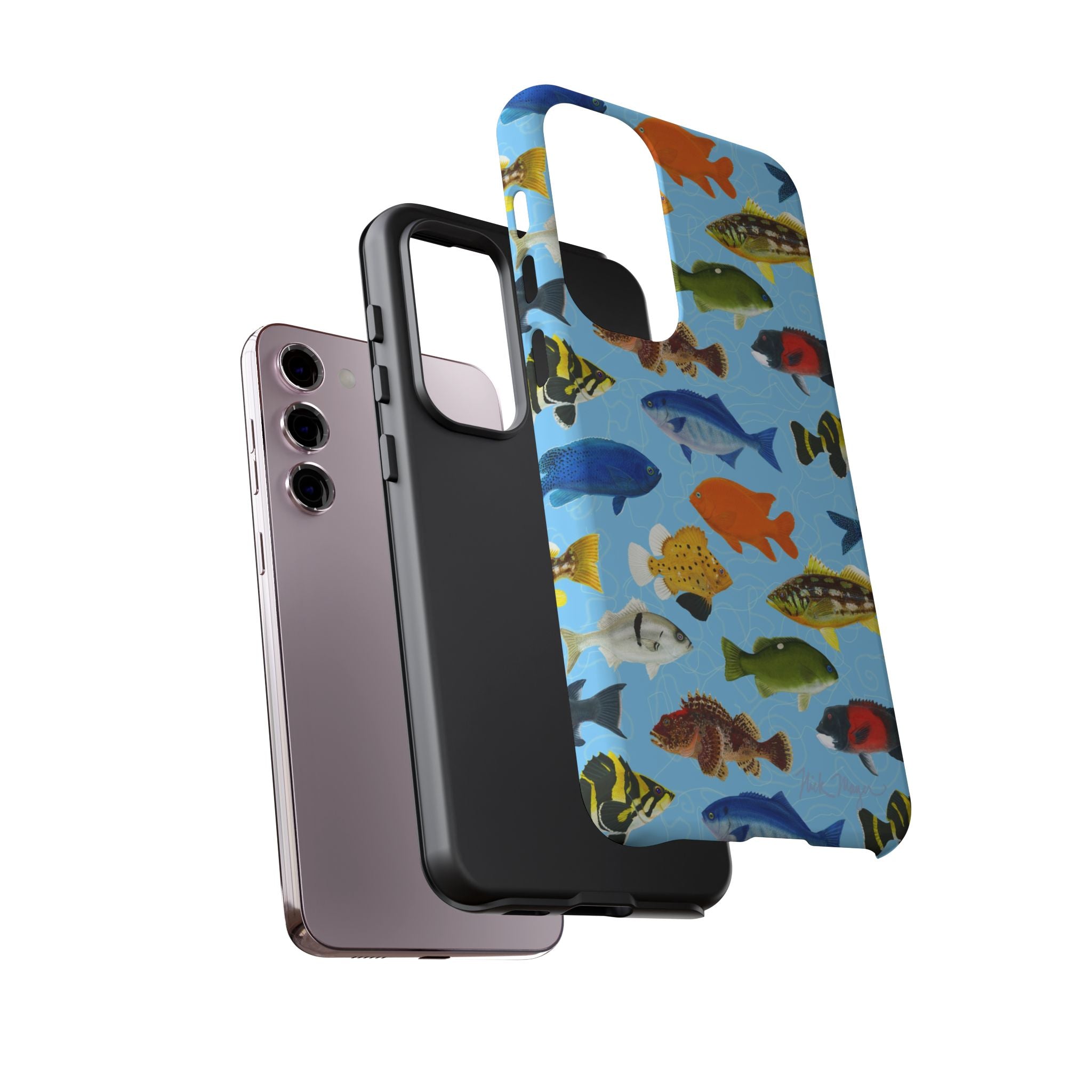NEW California Fish Blue Phone Case (Samsung)
