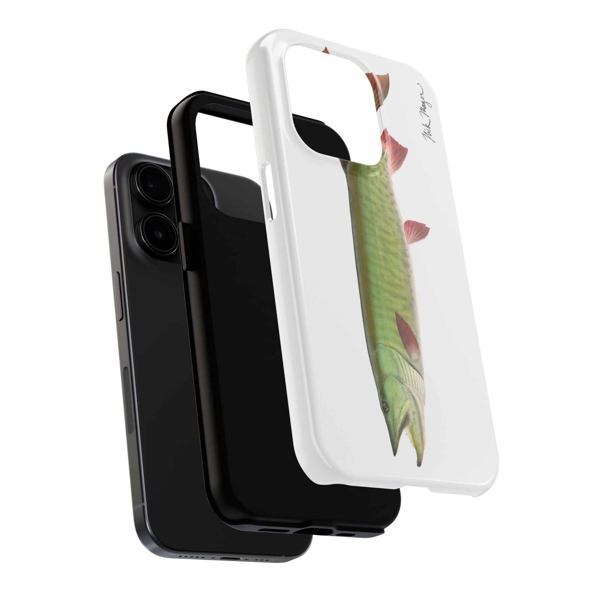 Trophy Muskie White Phone Case (iPhone)