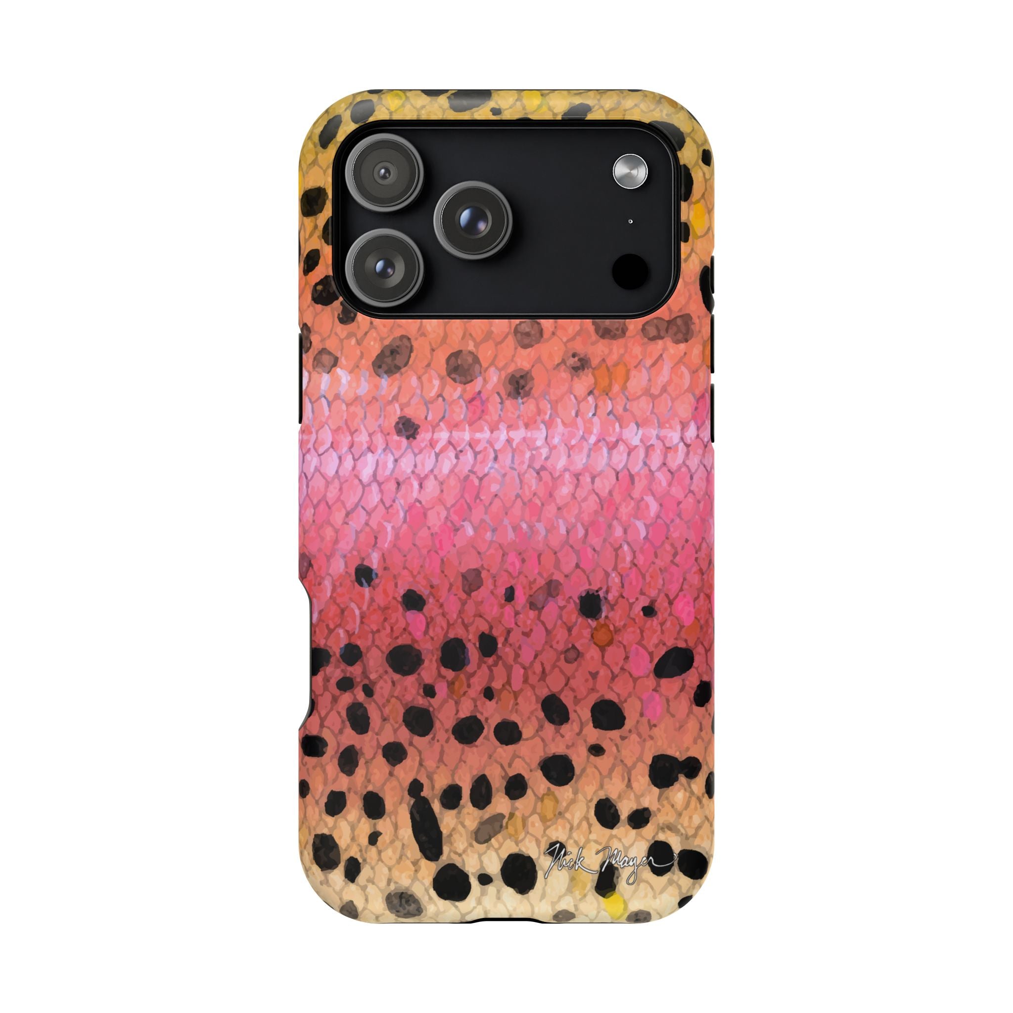 Rainbow Trout Skin MagSafe iPhone Case