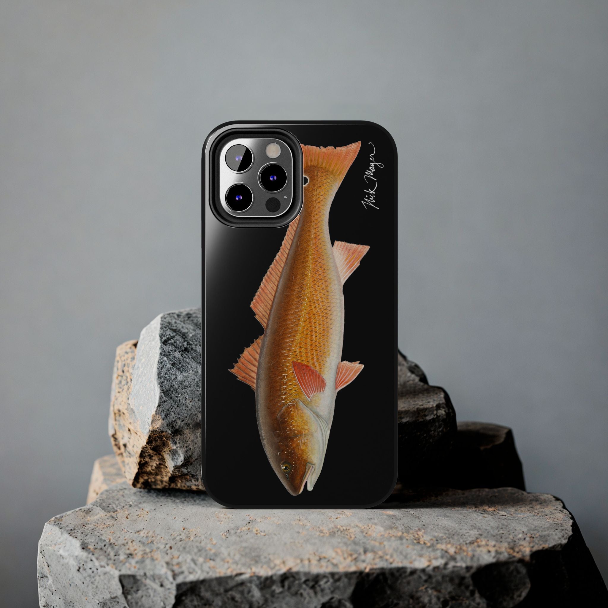 Redfish Black Phone Case (iPhone)
