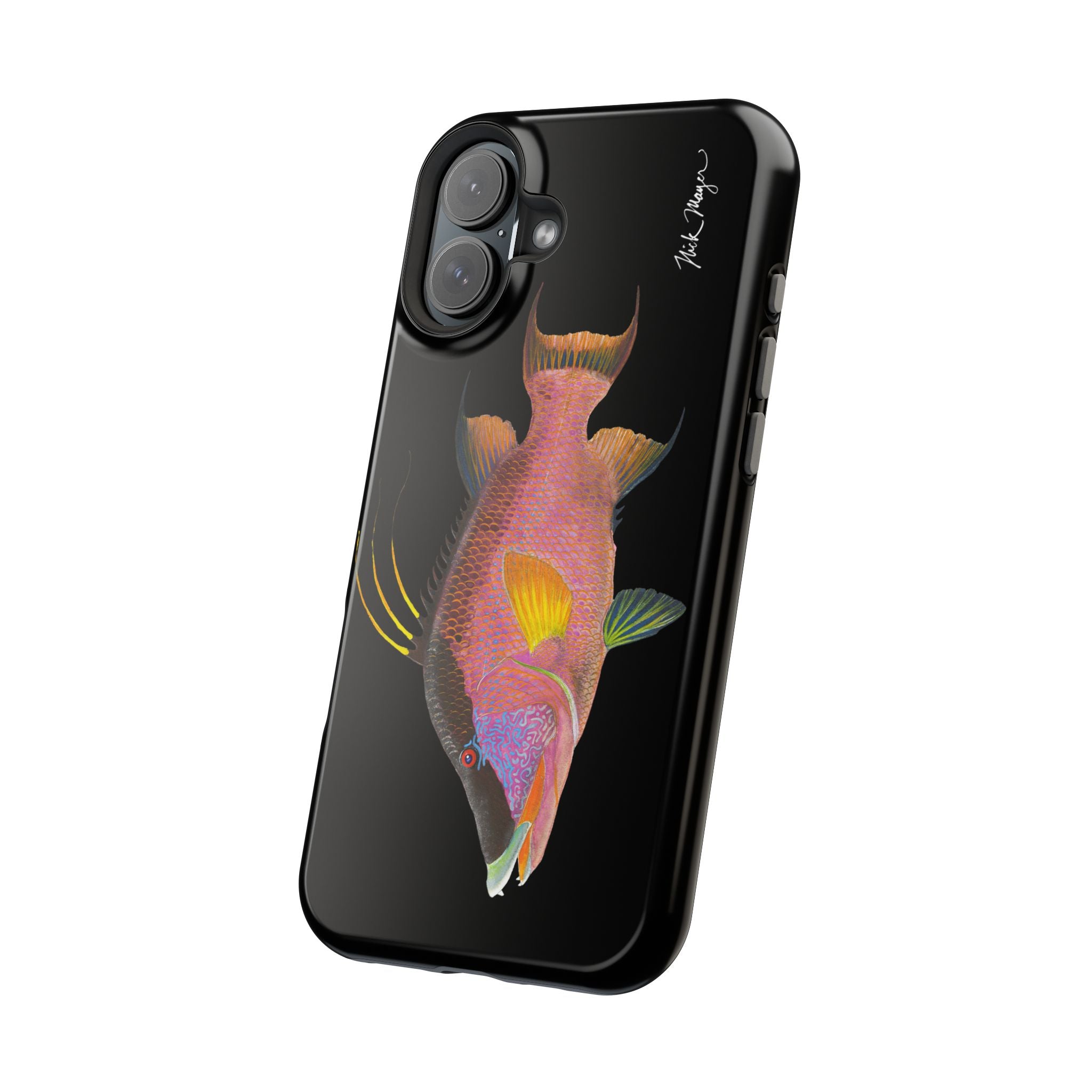 Hogfish MagSafe Black iPhone Case Printify