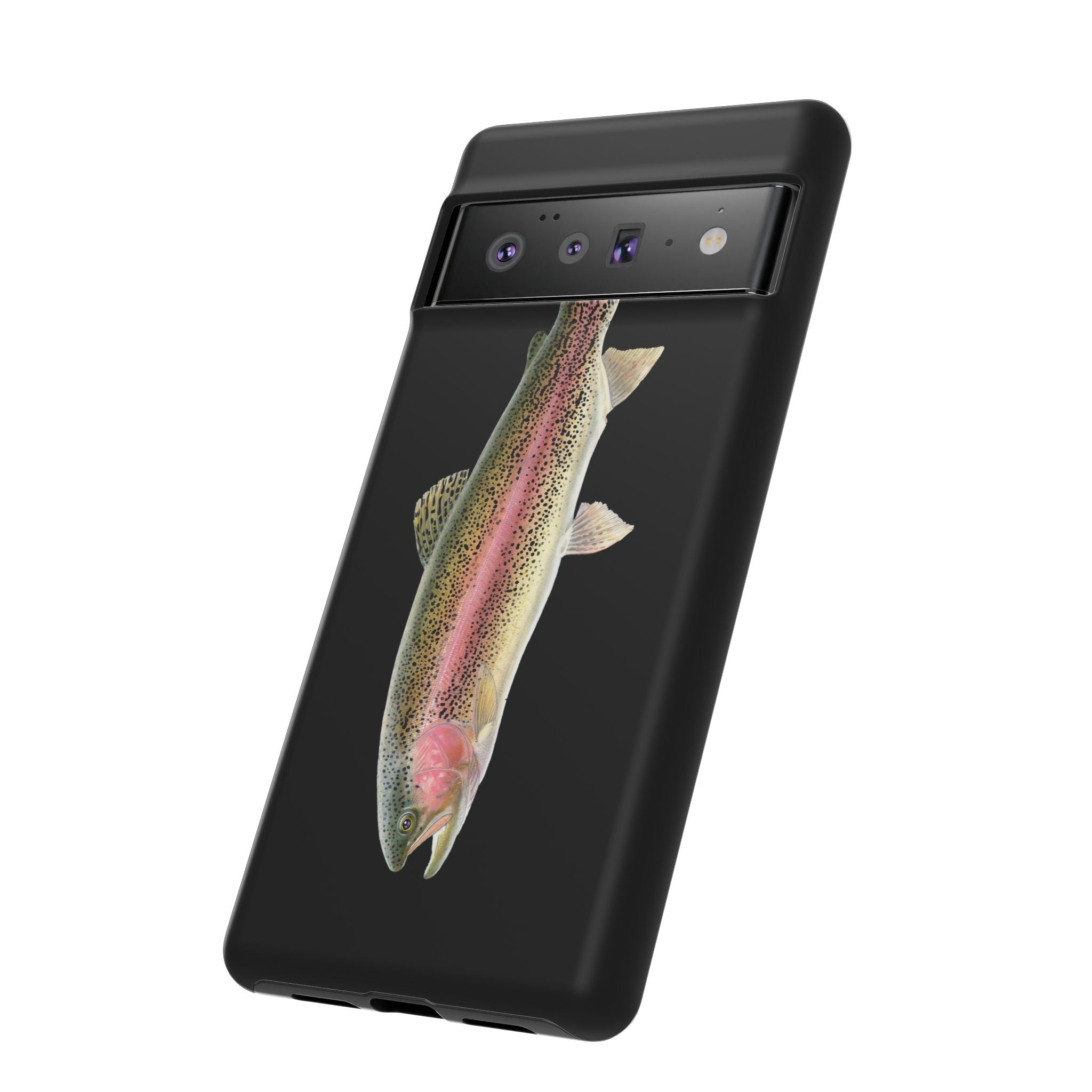 Rainbow Trout Black Phone Case (Samsung) Printify