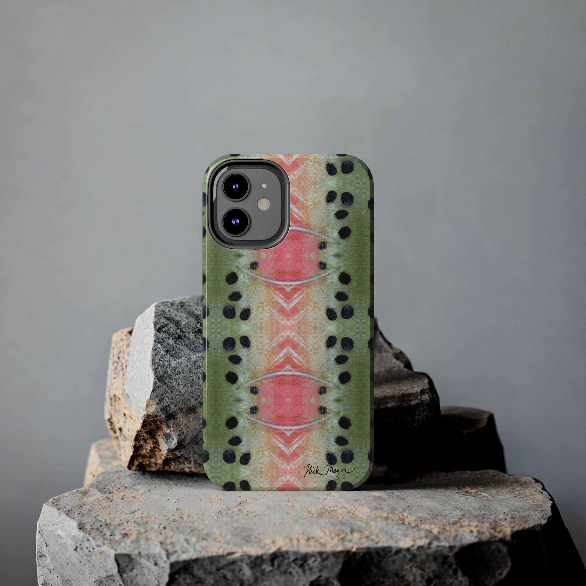 Rainbow Trout Pattern Phone Case (iPhone)