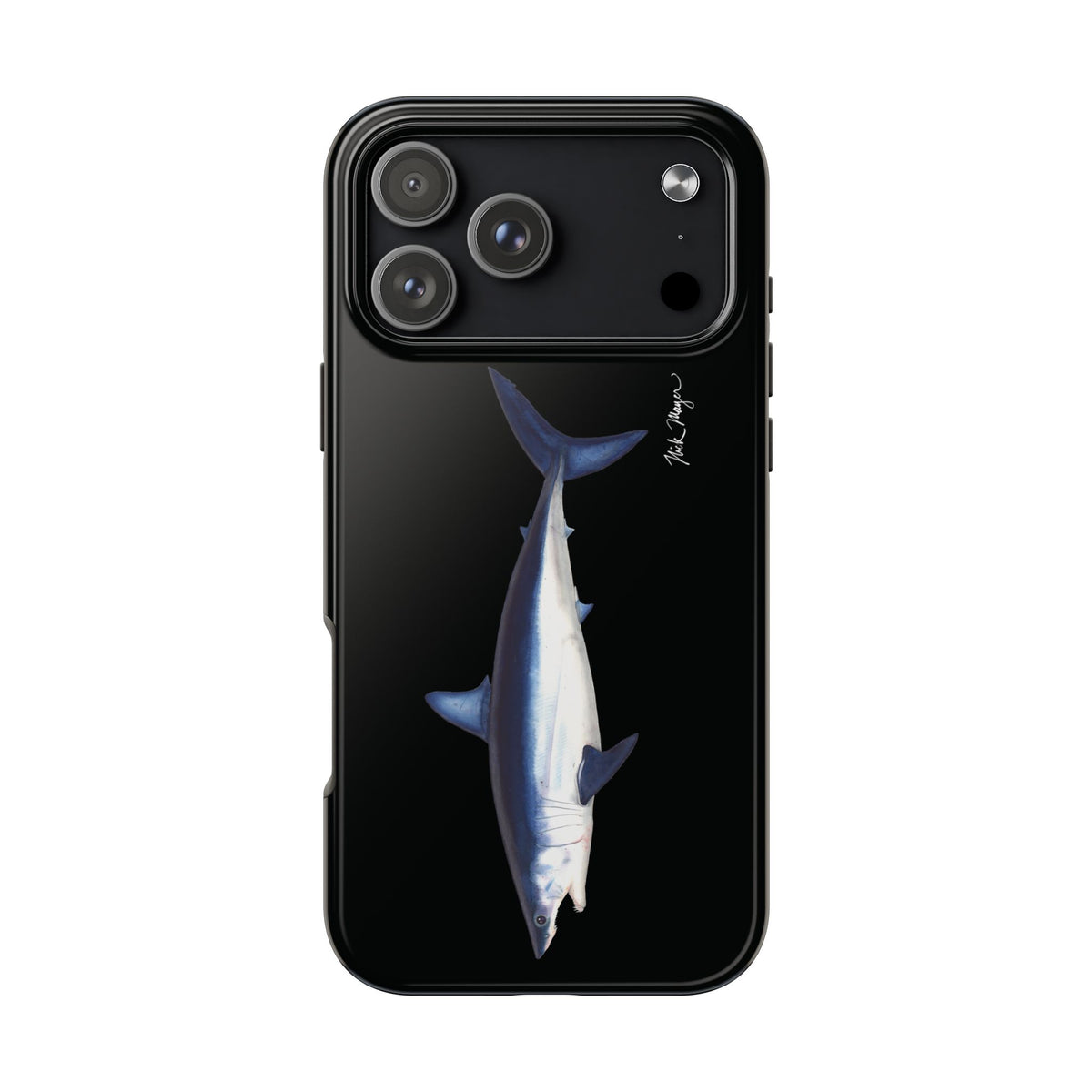 Mako Shark Black iPhone Case Printify