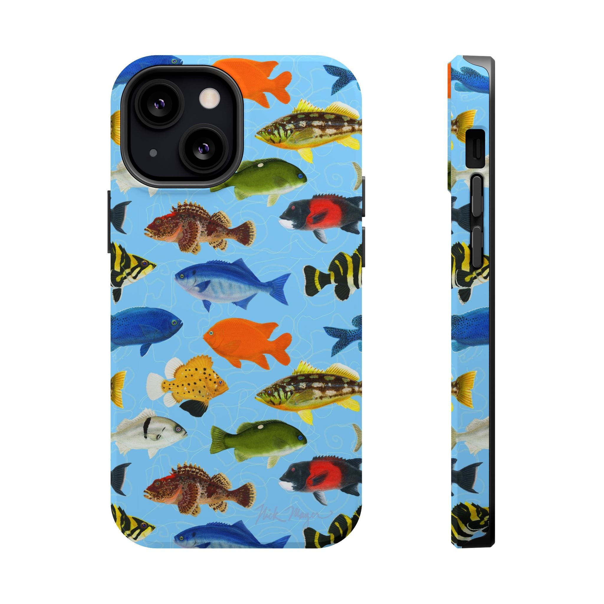 NEW California Fish Blue MagSafe iPhone Case