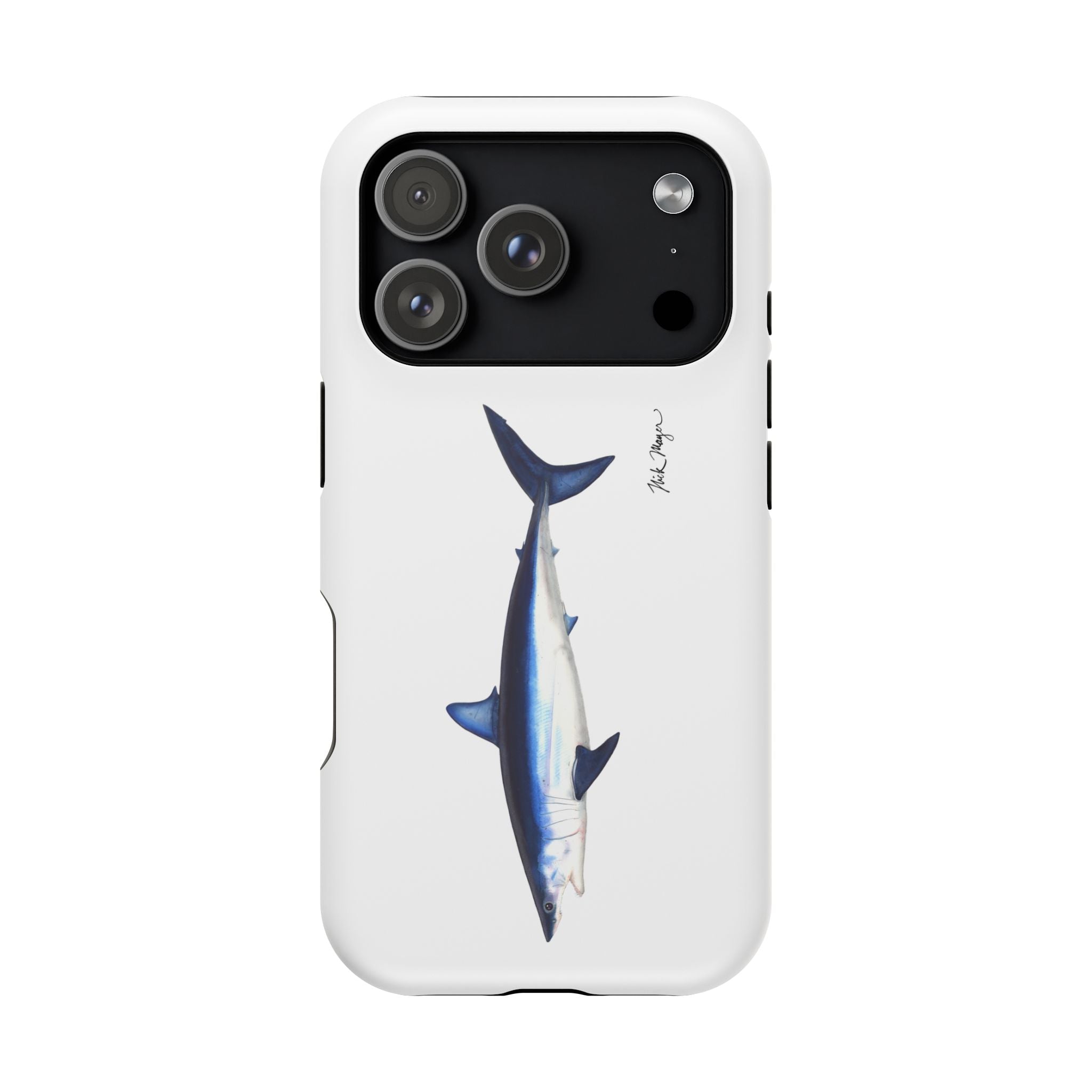 Mako Shark MagSafe White iPhone Case