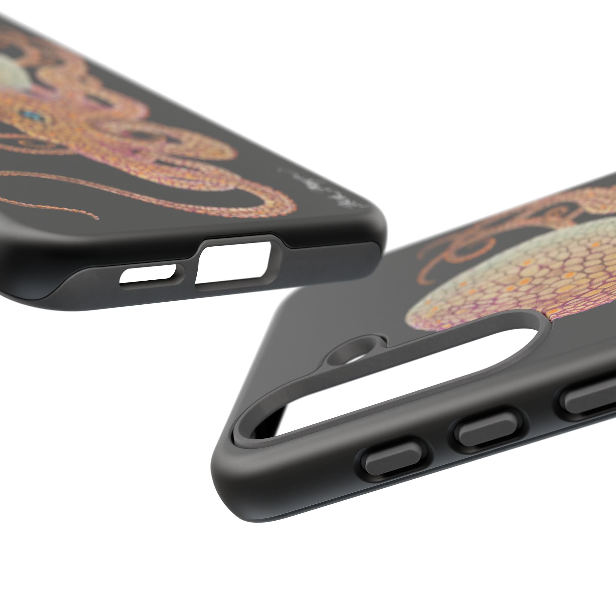 Two Spot Octopus Black Phone Case (Samsung)
