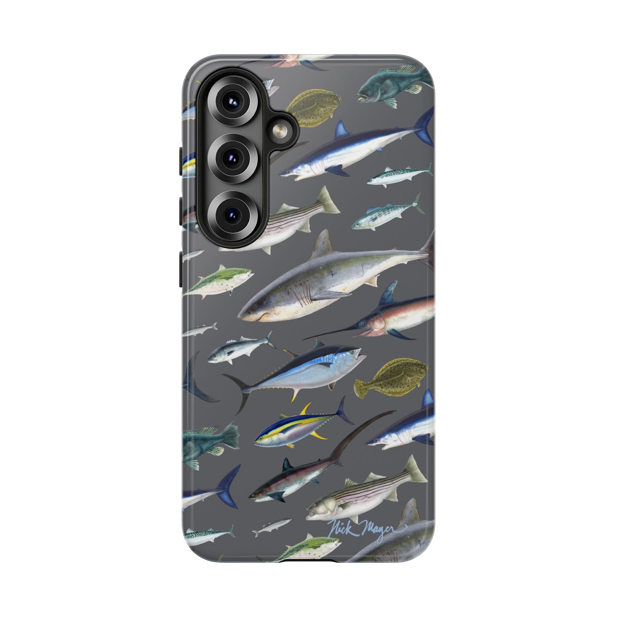New England Offshore Fish Grey Phone Case, NEW!  (Samsung)