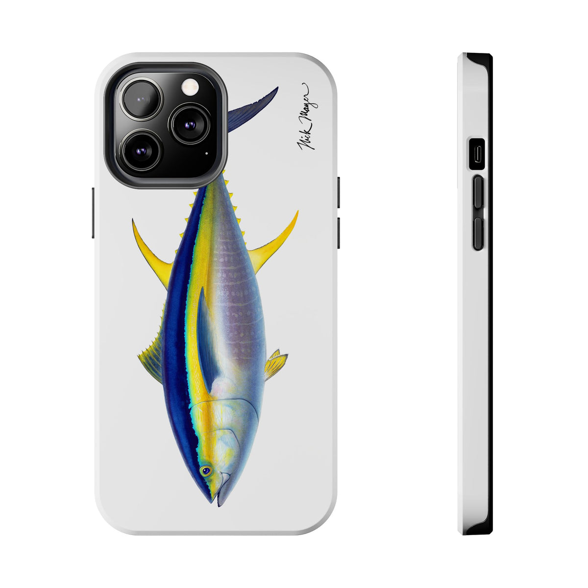 Yellowfin Tuna White Phone Case (iPhone) Printify