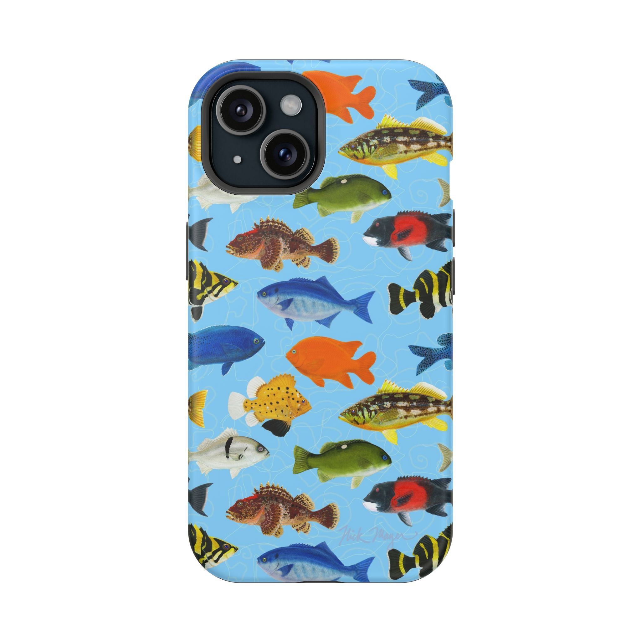 NEW California Fish Blue MagSafe iPhone Case