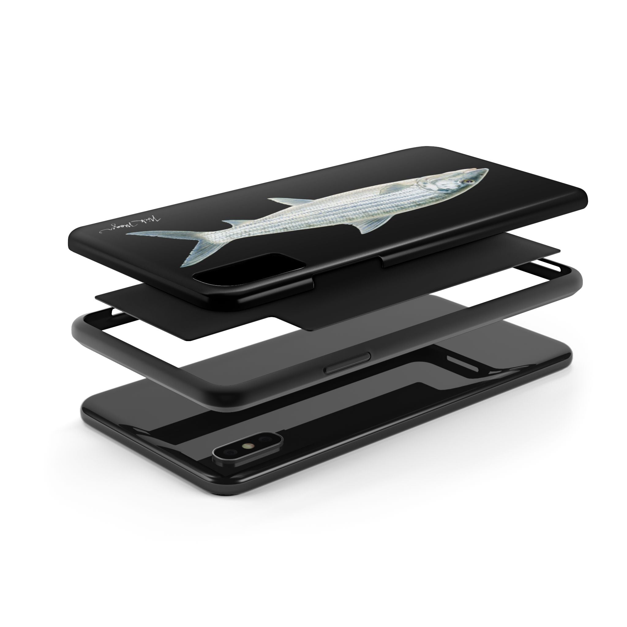 Bonefish Black Phone Case (iPhone)