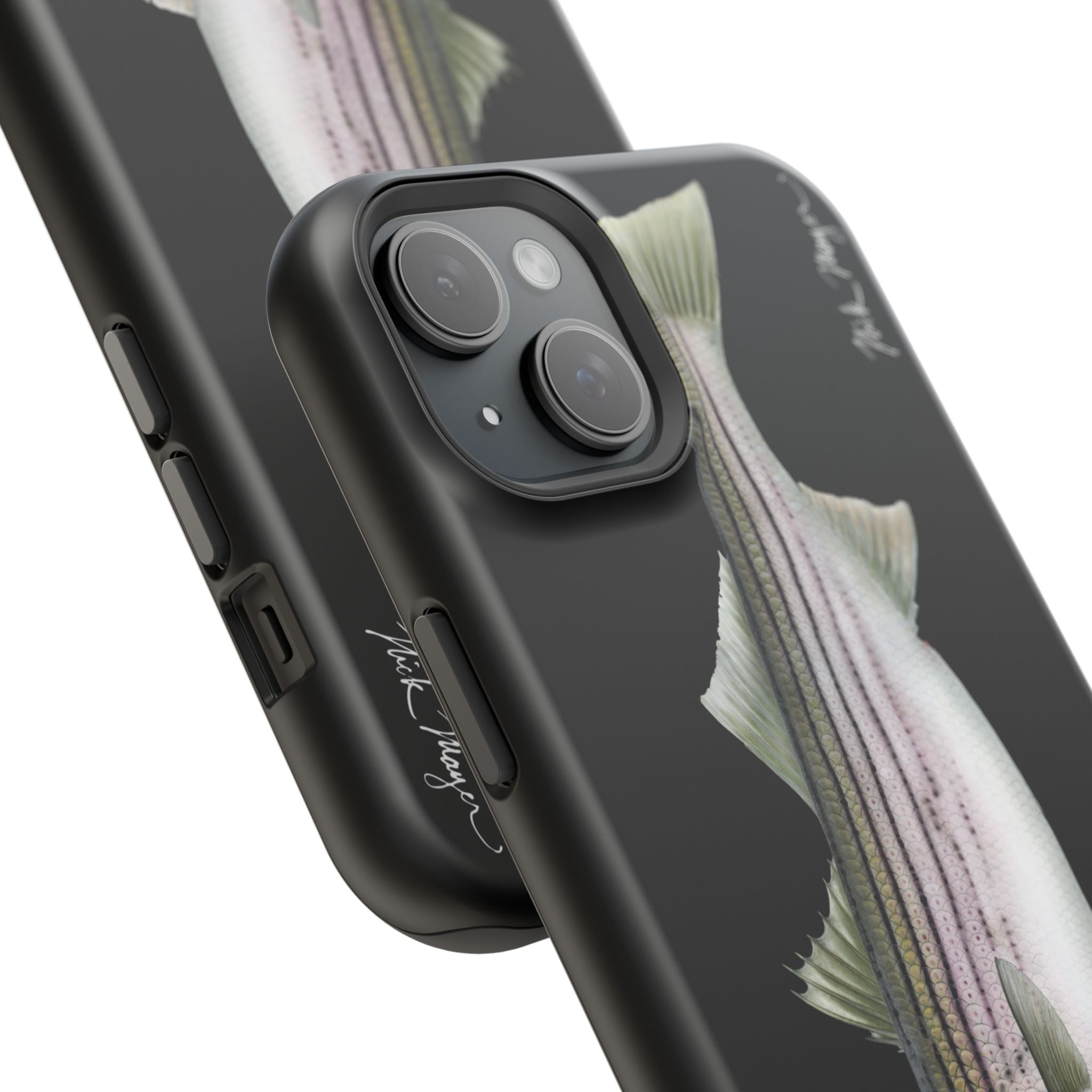 30 lb Striper MagSafe Black iPhone Case