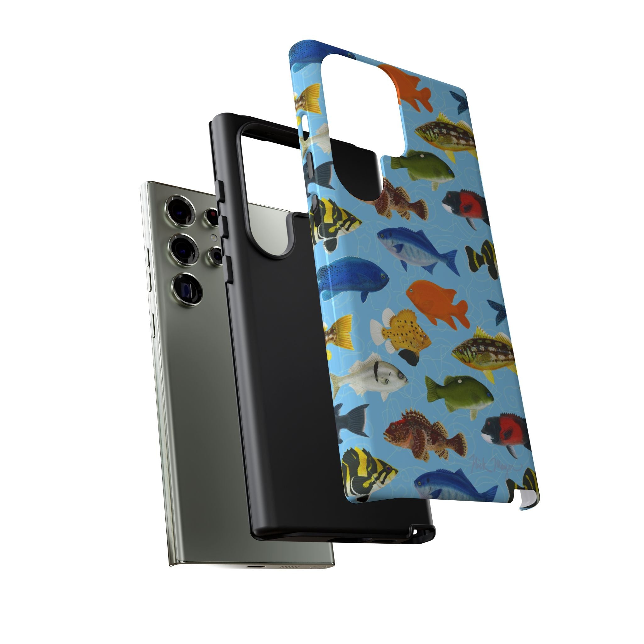 NEW California Fish Blue Phone Case (Samsung)