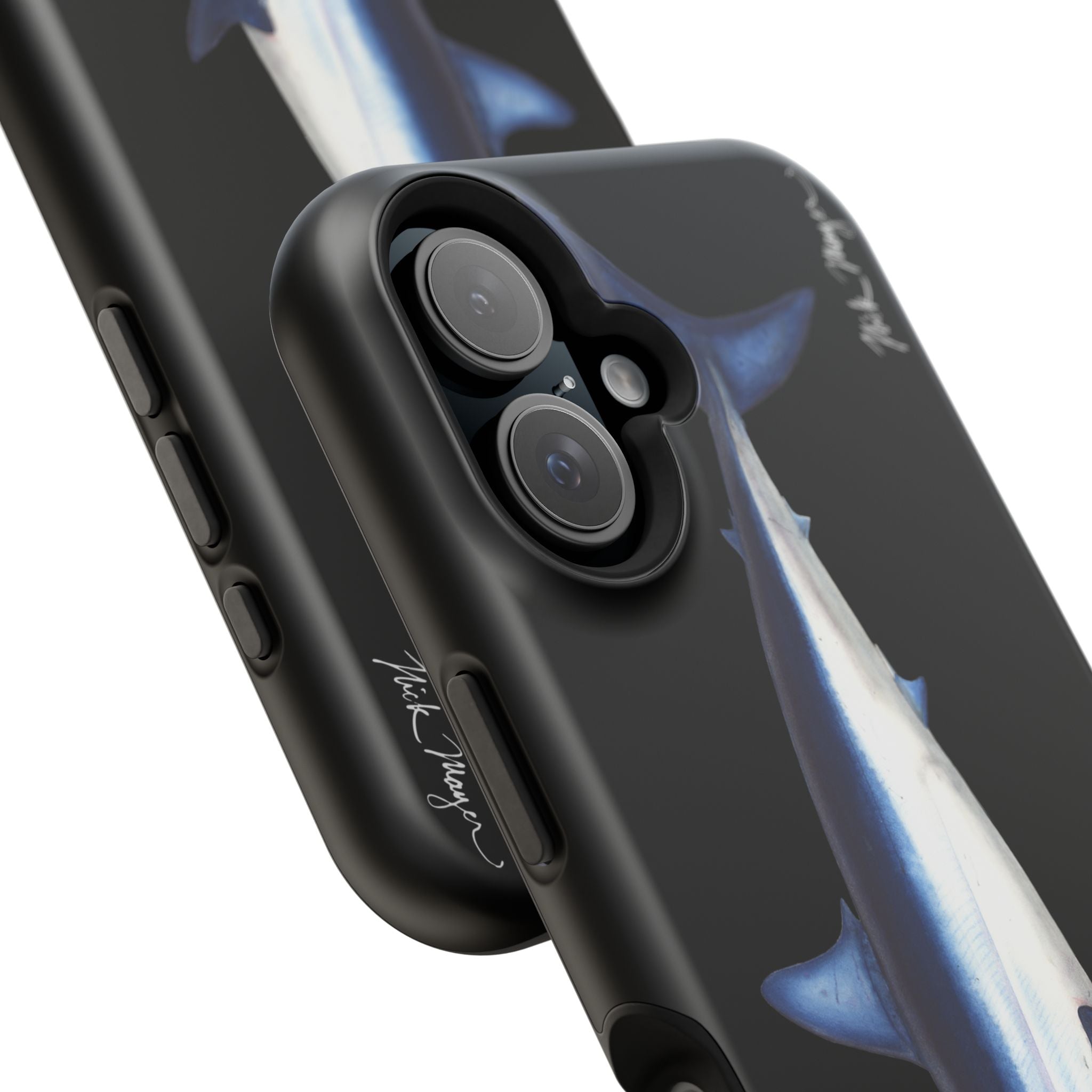 Mako Shark MagSafe Black iPhone Case