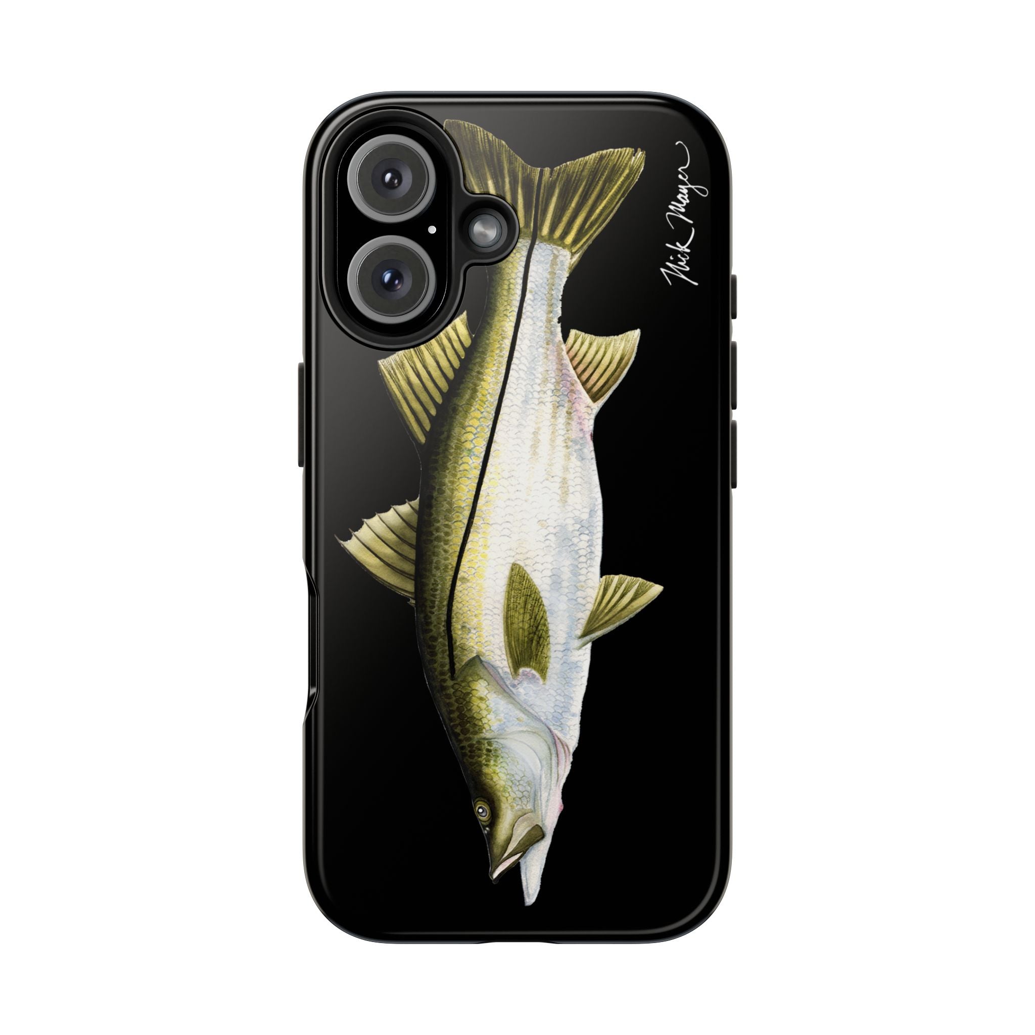 Snook Black Phone Case (iPhone)