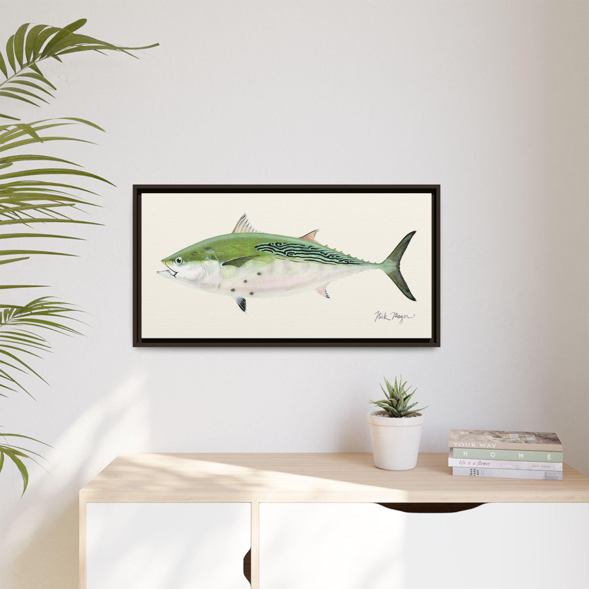 Albie Framed Canvas Print