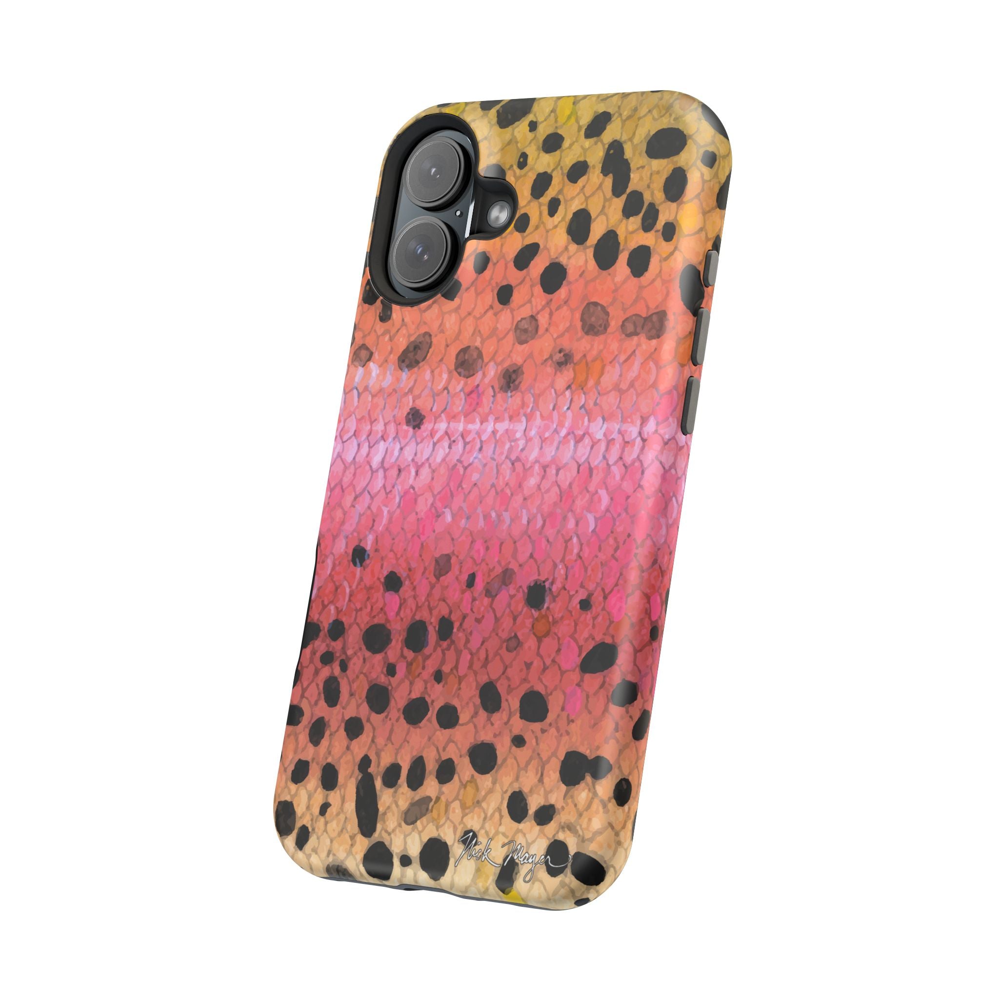 Rainbow Trout Skin MagSafe iPhone Case