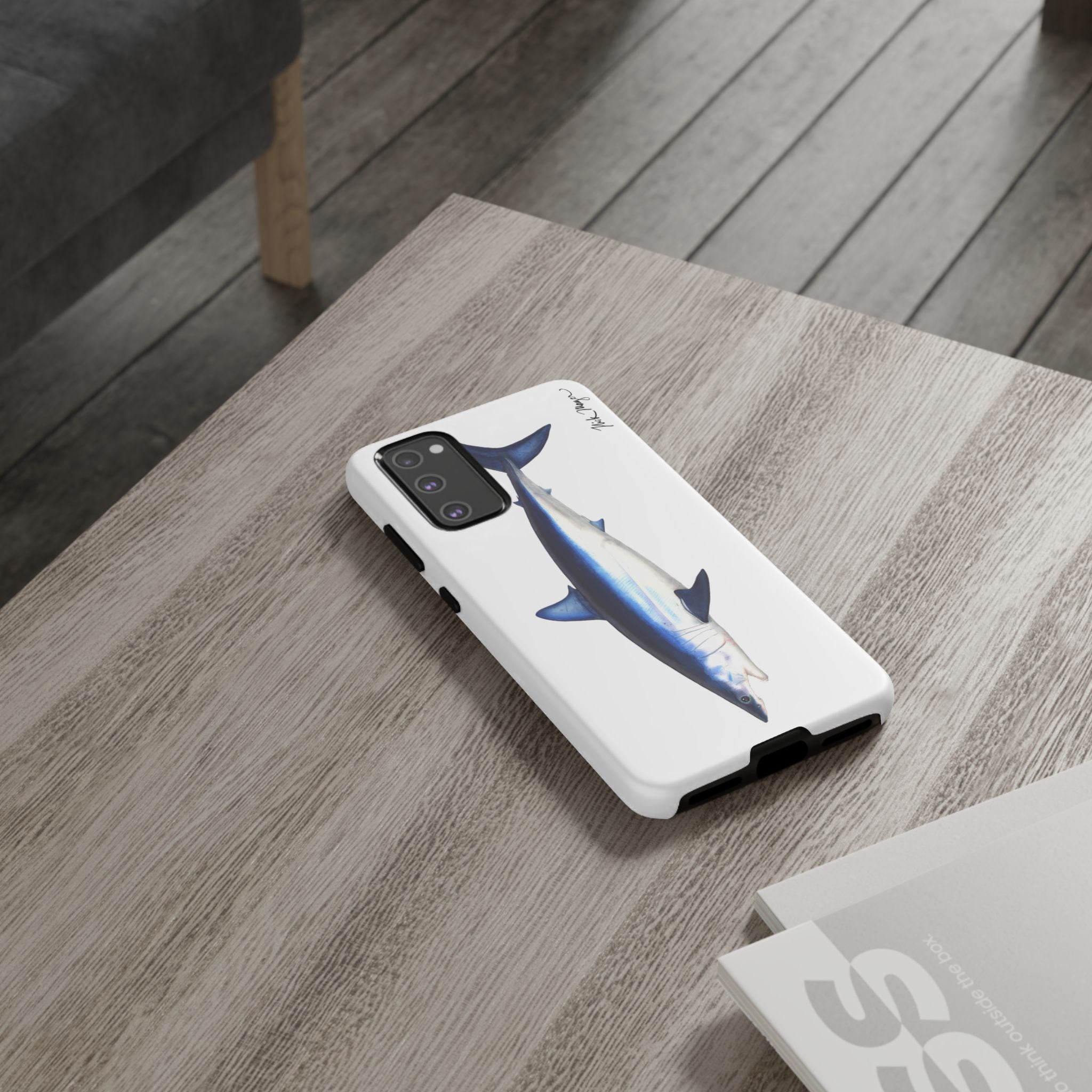 Mako Shark White Phone Case (Samsung)