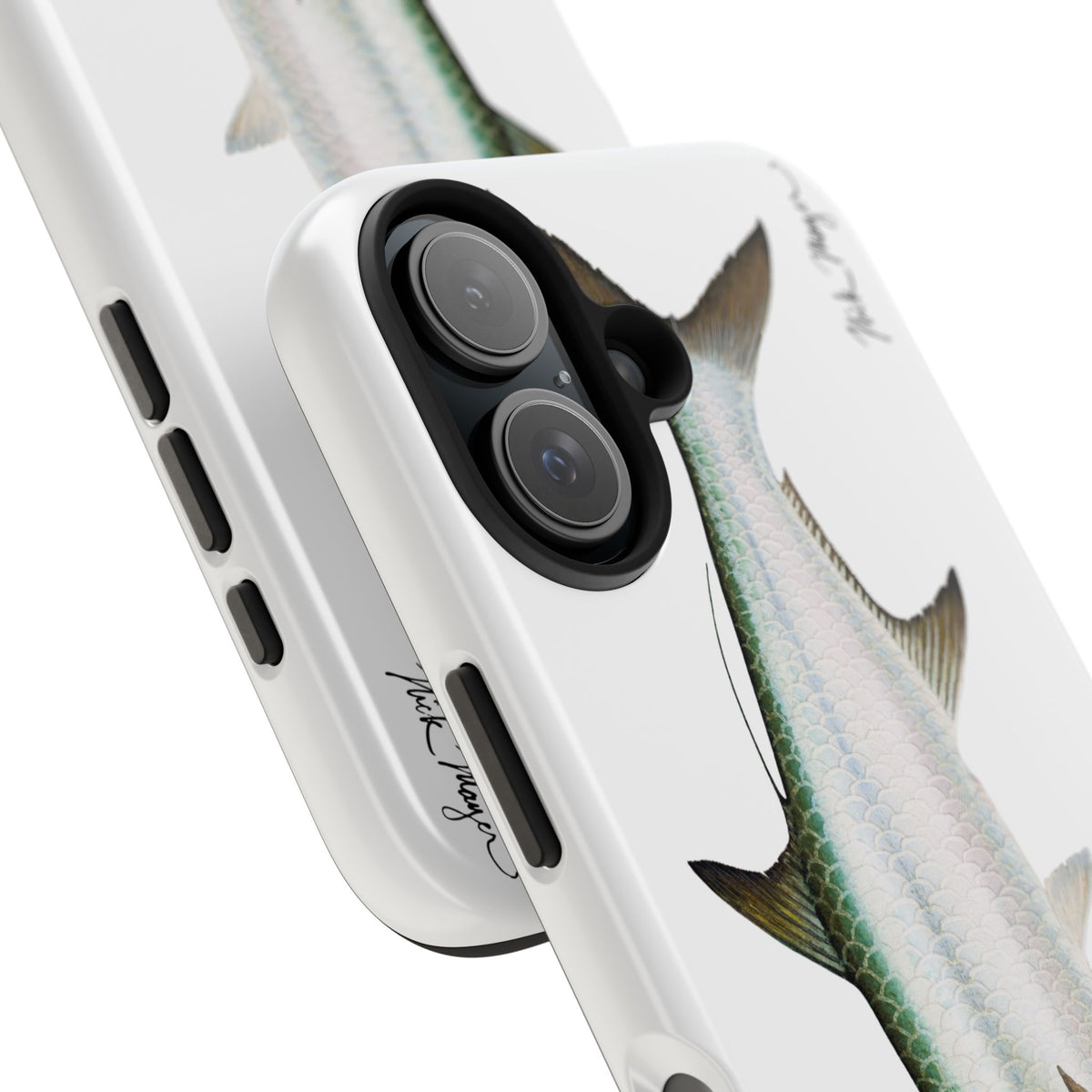 Tarpon White Phone Case (iPhone) Printify