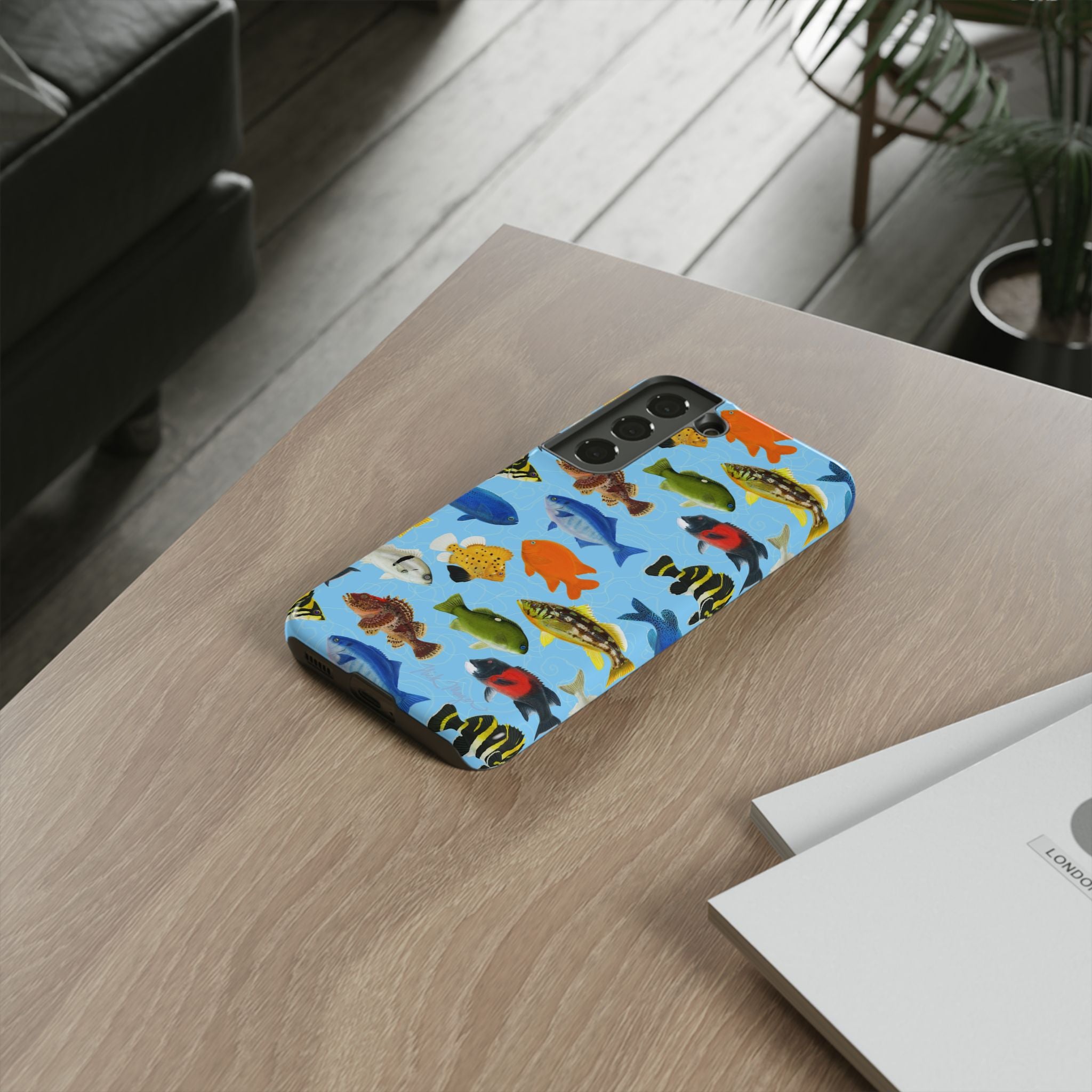 NEW California Fish Blue Phone Case (Samsung)