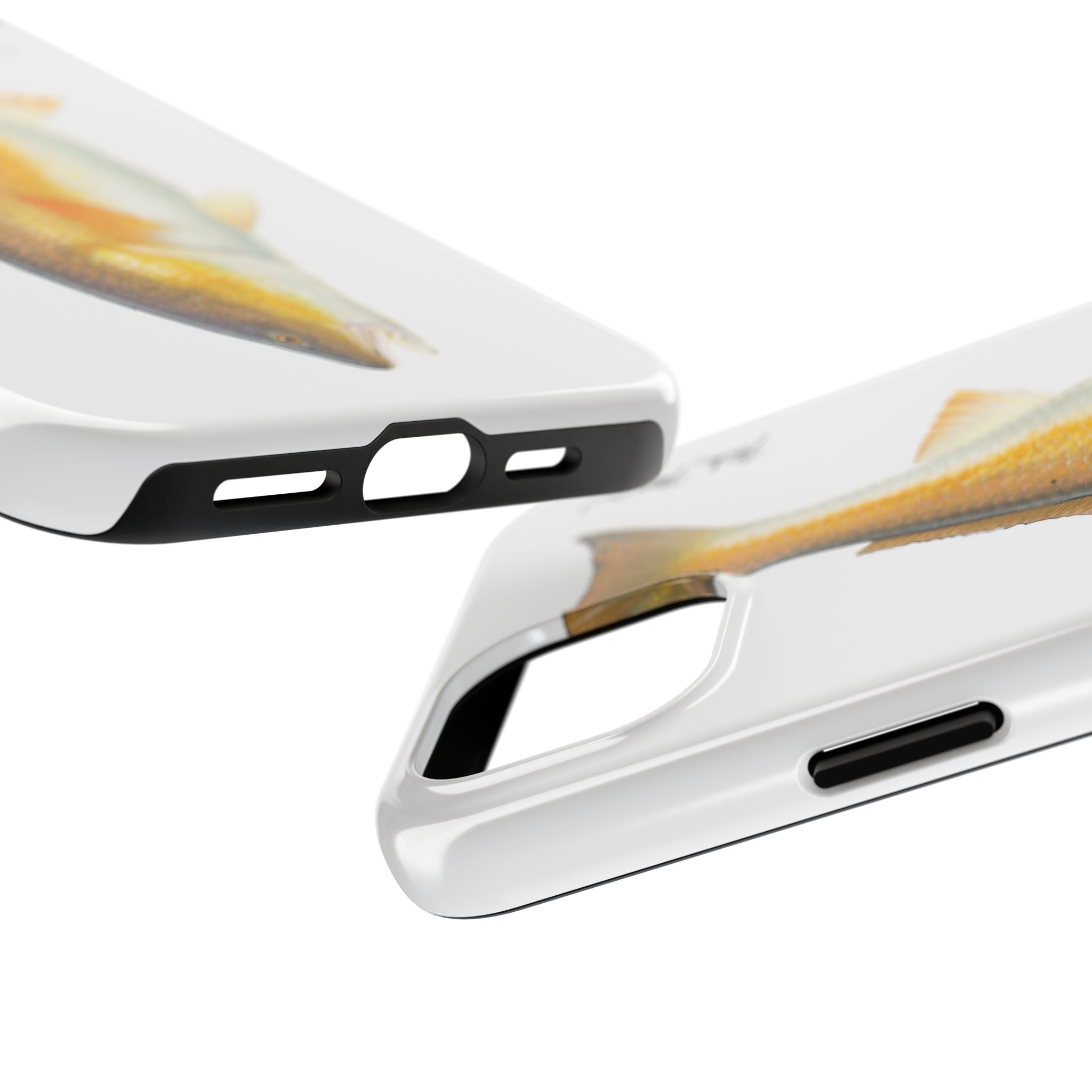Bull Redfish White Phone Case (iPhone)