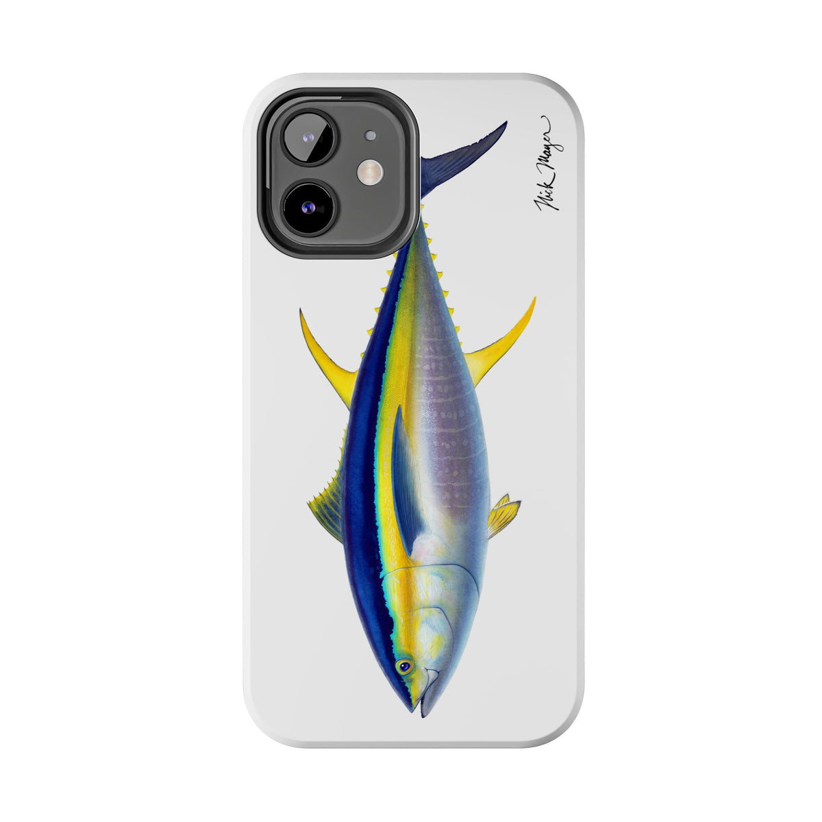 Yellowfin Tuna White Phone Case (iPhone) Printify