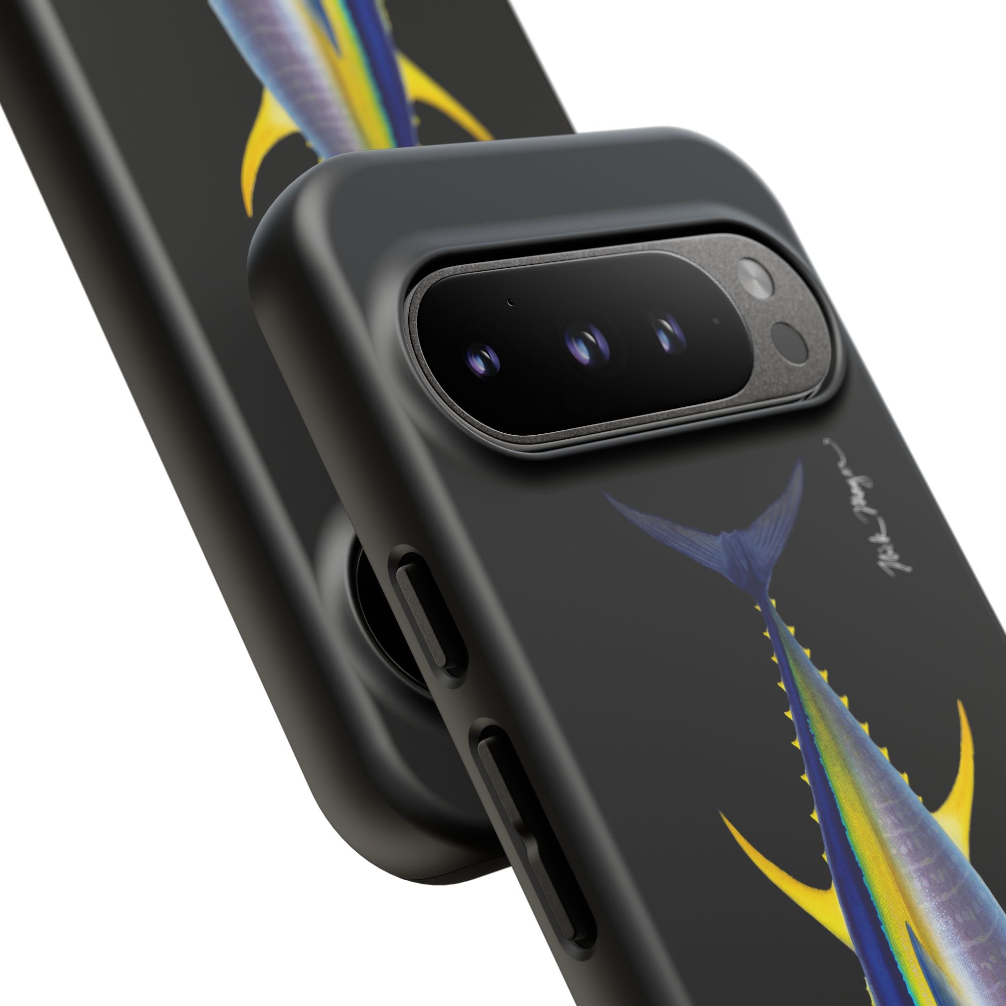Yellowfin Tuna Black Phone Case (Samsung) Printify
