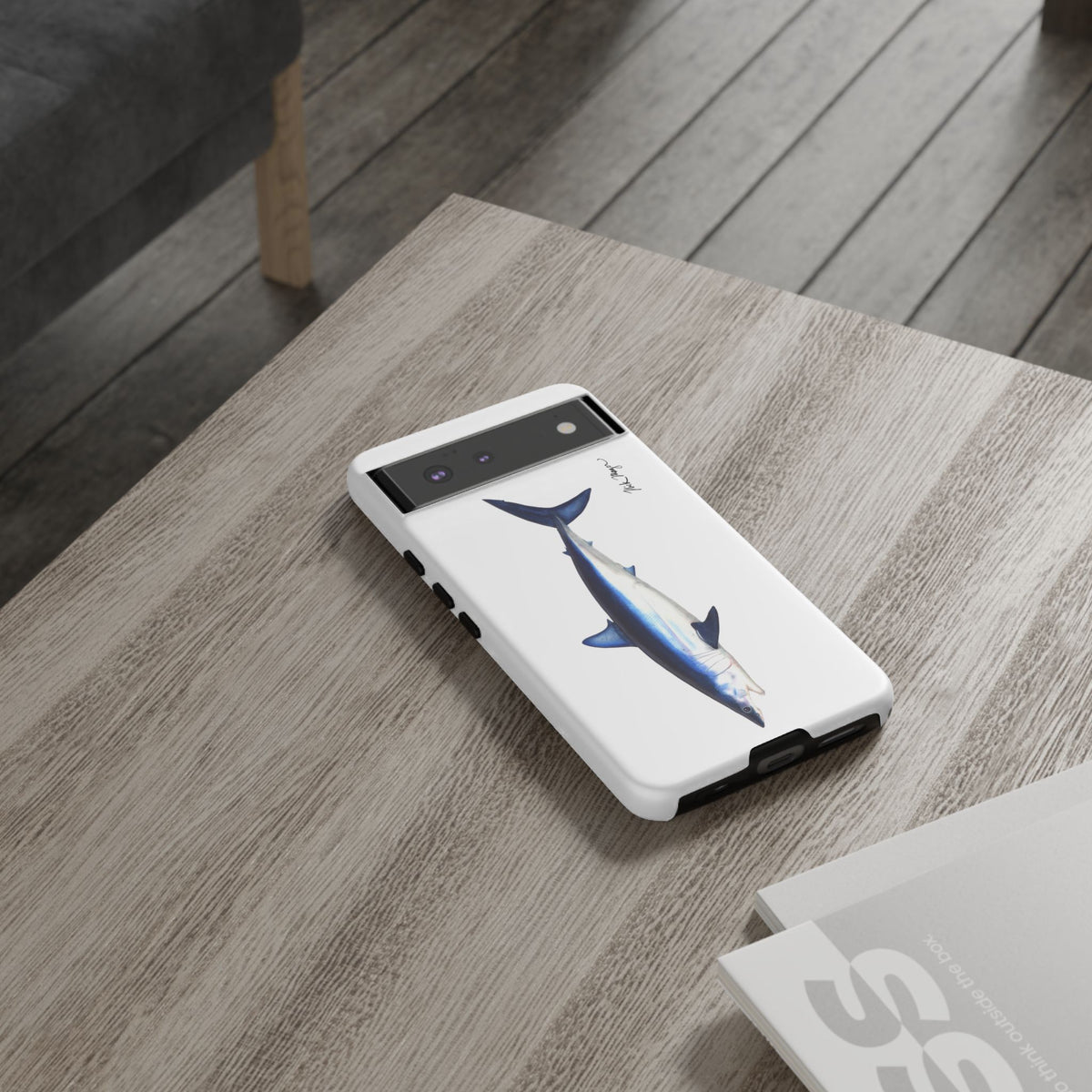 Mako Shark White Phone Case (Samsung) Printify